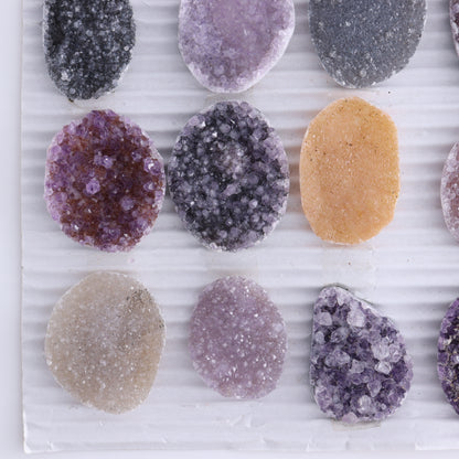 Uruguay Amethyst Cabs Set of 15 - Expert Wholesale and Supplier of Wholesale Crystals & Bulk Gemstones, ["Amethyst","Cabs","close_50","Uruguay"]