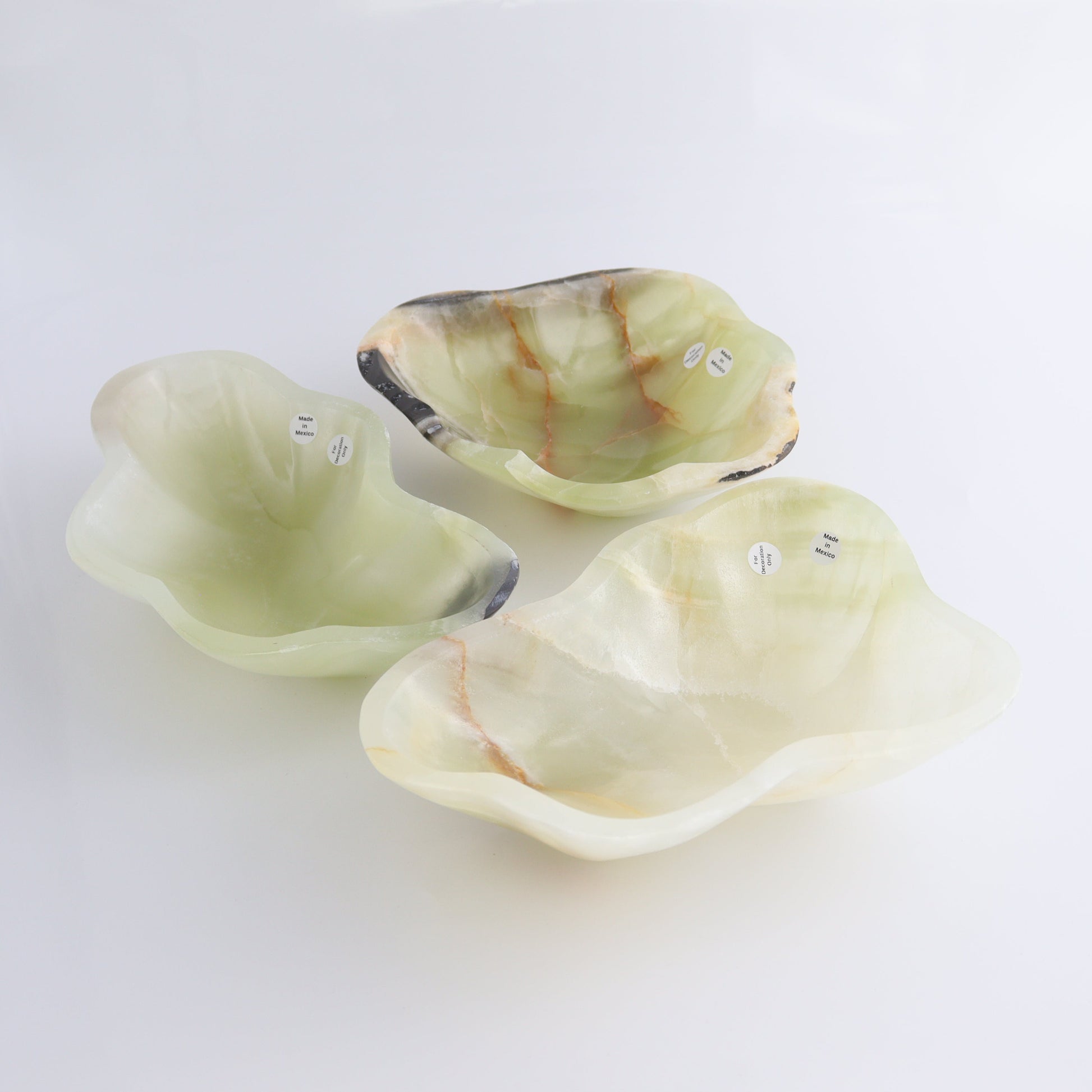 Onyx Bowl Set of 3 - Expert Wholesale and Supplier of Wholesale Crystals & Bulk Gemstones, ["Bowls","Mexico","onyx"]