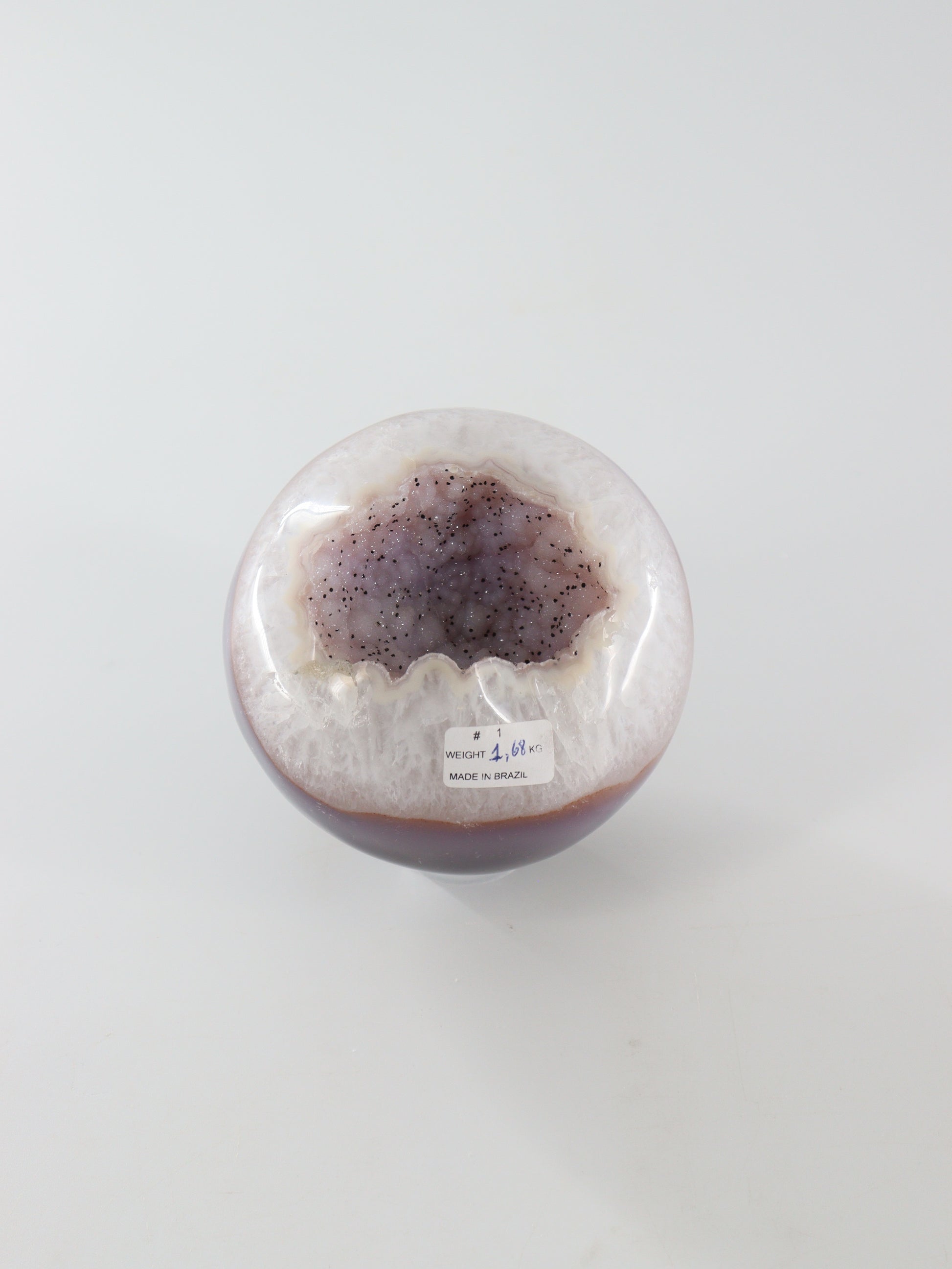 Amethyst Agate Sphere - Expert Wholesale and Supplier of Wholesale Crystals & Bulk Gemstones, []