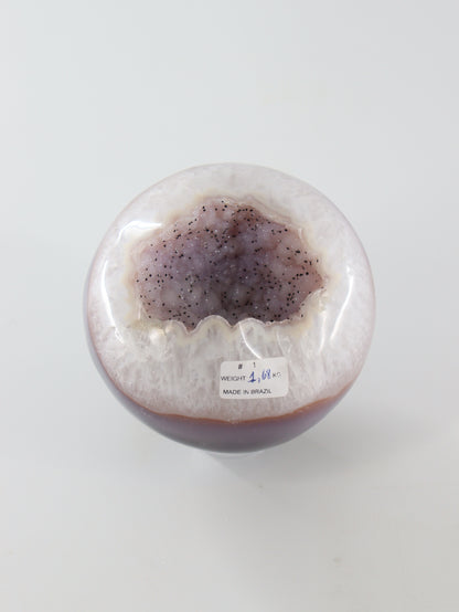Amethyst Agate Sphere - Expert Wholesale and Supplier of Wholesale Crystals & Bulk Gemstones, []
