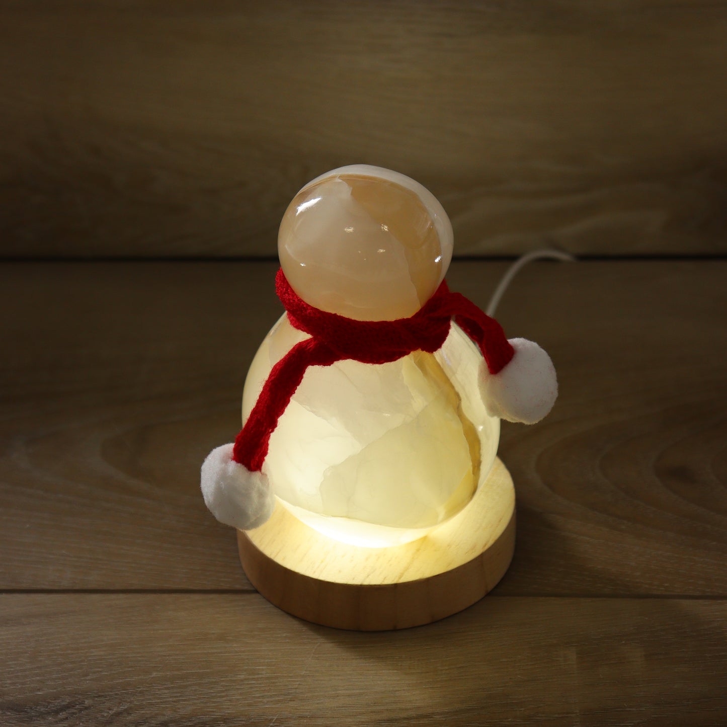 Onyx Snowman Lamps Set of 3 - Expert Supplier of Wholesale Crystals & Bulk Gemstones