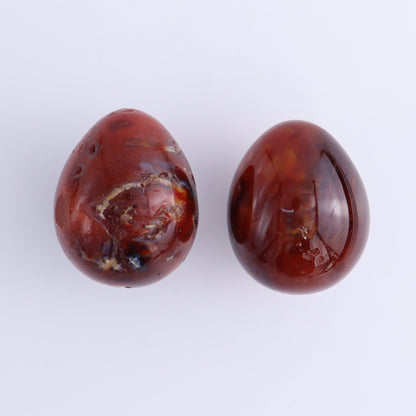 Carnelian Eggs Set of 10