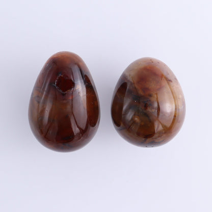 Carnelian Eggs Set of 10