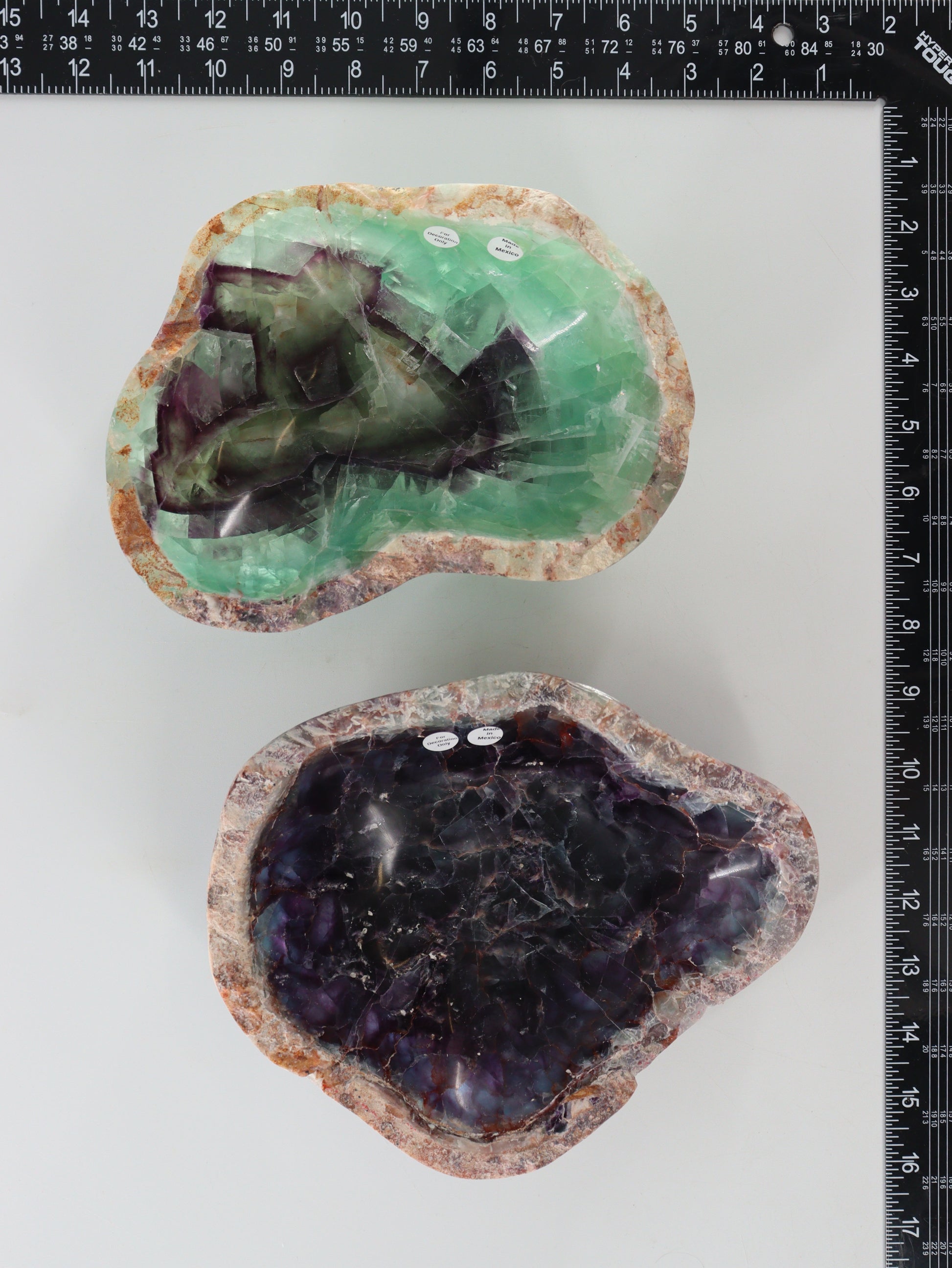 Fluorite Bowls Set of 3 - Expert Supplier of Wholesale Crystals & Bulk Gemstones