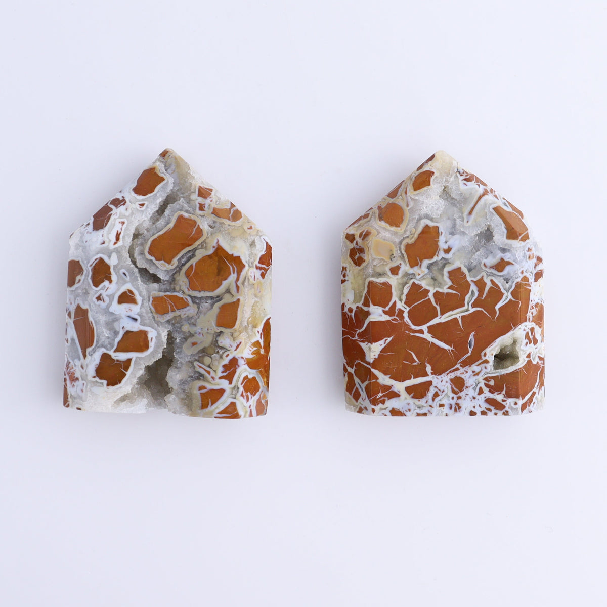 Brecciated Jasper Towers Set of 10 | Mi Esperanza Minerals | Supplier of Crystals and Onyx