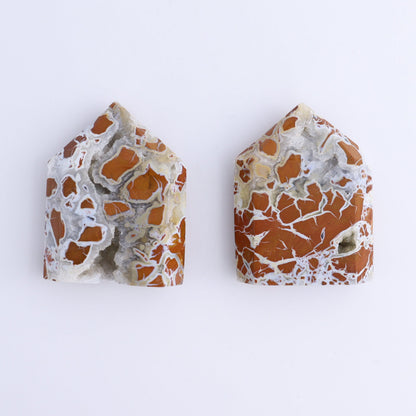 Brecciated Jasper Towers Set of 10 | Mi Esperanza Minerals | Supplier of Crystals and Onyx