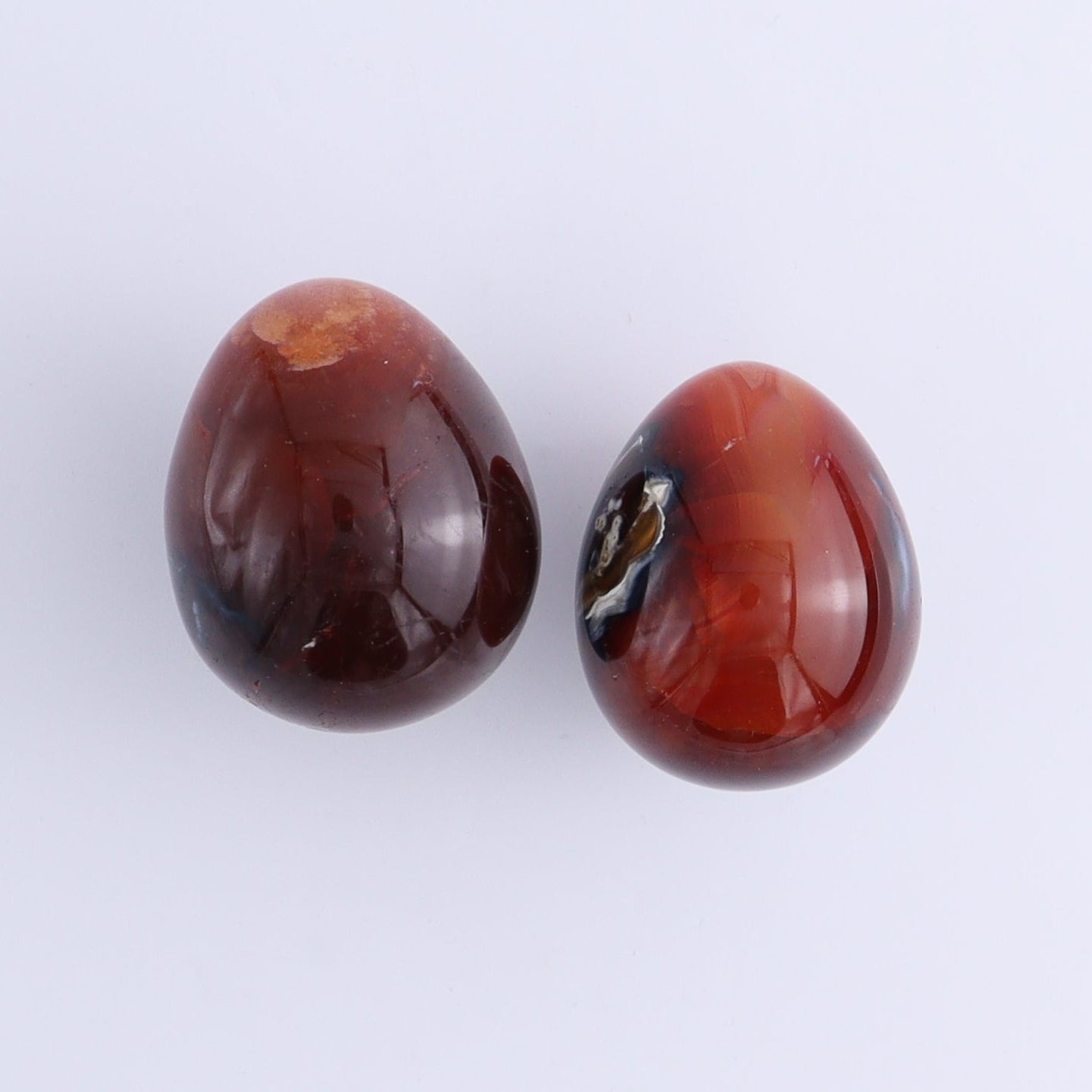 Carnelian Eggs Set of 12 - Expert Wholesale and Supplier of Wholesale Crystals & Bulk Gemstones, ["carnelian","Eggs","Madagascar"]