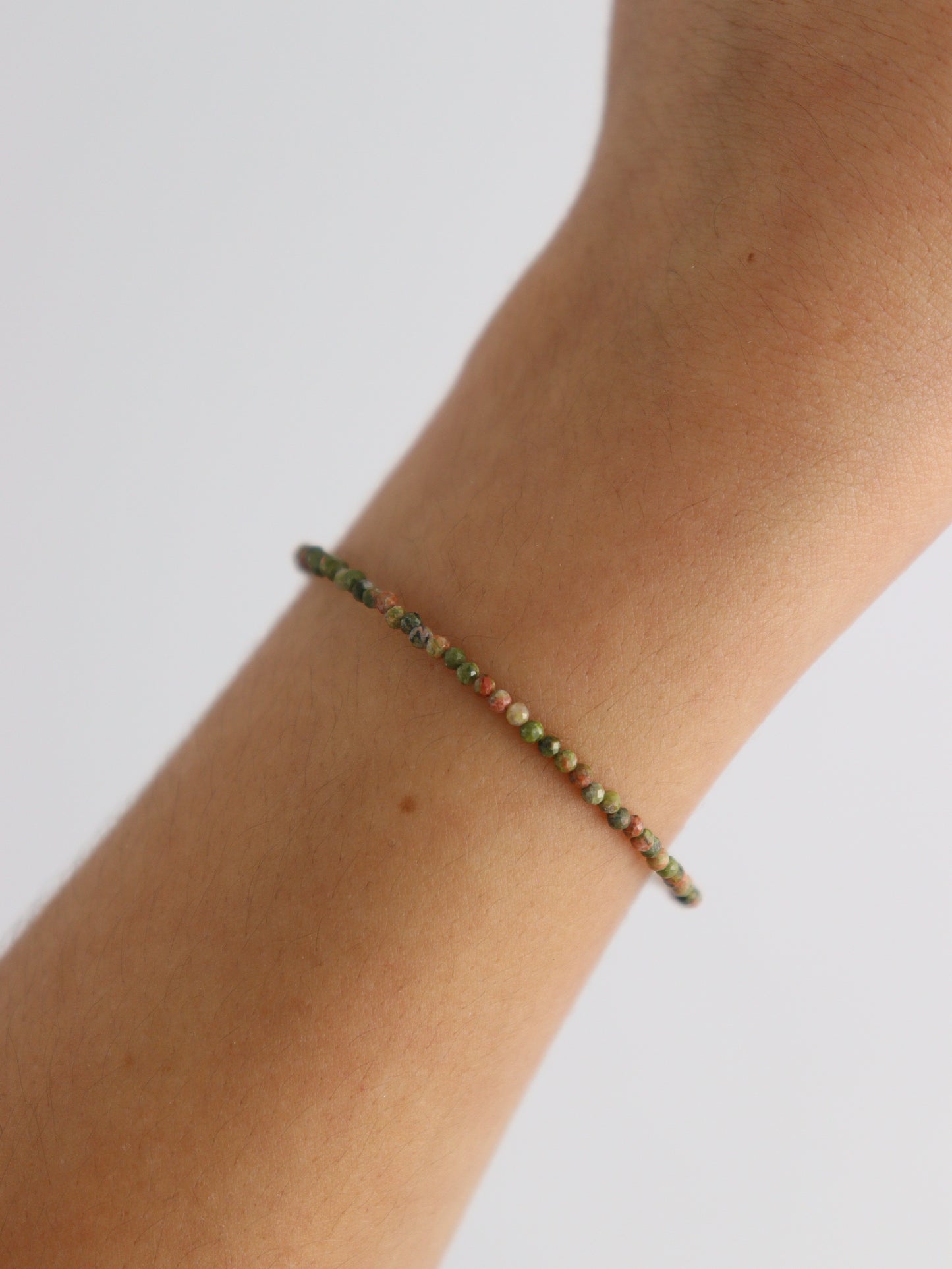 Sterling Silver Unakite Adjustable Bracelets - Expert Supplier of Wholesale Crystals & Bulk Gemstones