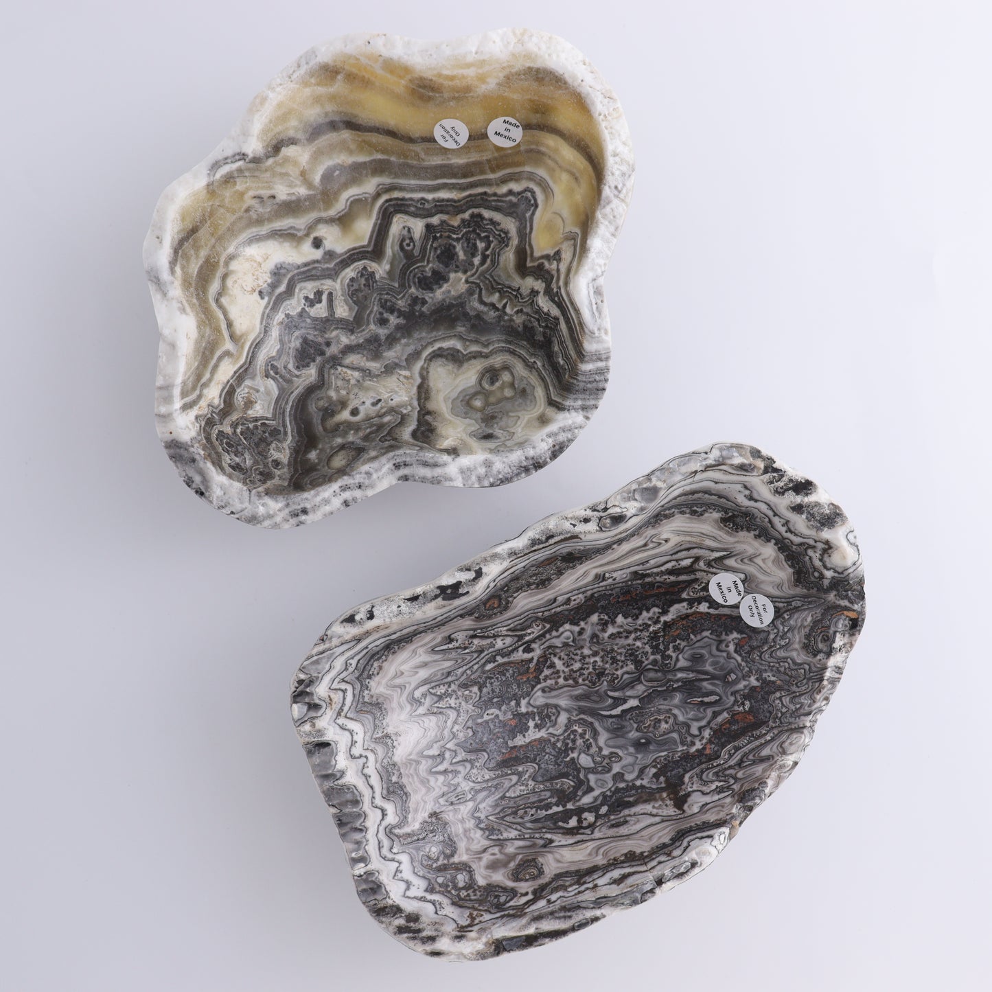 Zebra Onyx Bowl Set of 3 - Expert Wholesale and Supplier of Wholesale Crystals & Bulk Gemstones, ["Bowls","Mexico","onyx"]