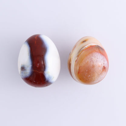 Carnelian Eggs Set of 11