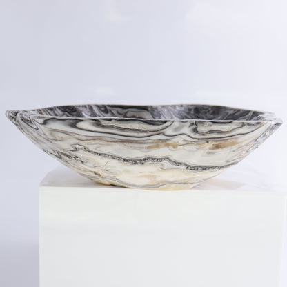 Zebra Onyx Bowl Set of 3 - Expert Wholesale and Supplier of Wholesale Crystals & Bulk Gemstones, ["Bowls","Mexico","onyx"]