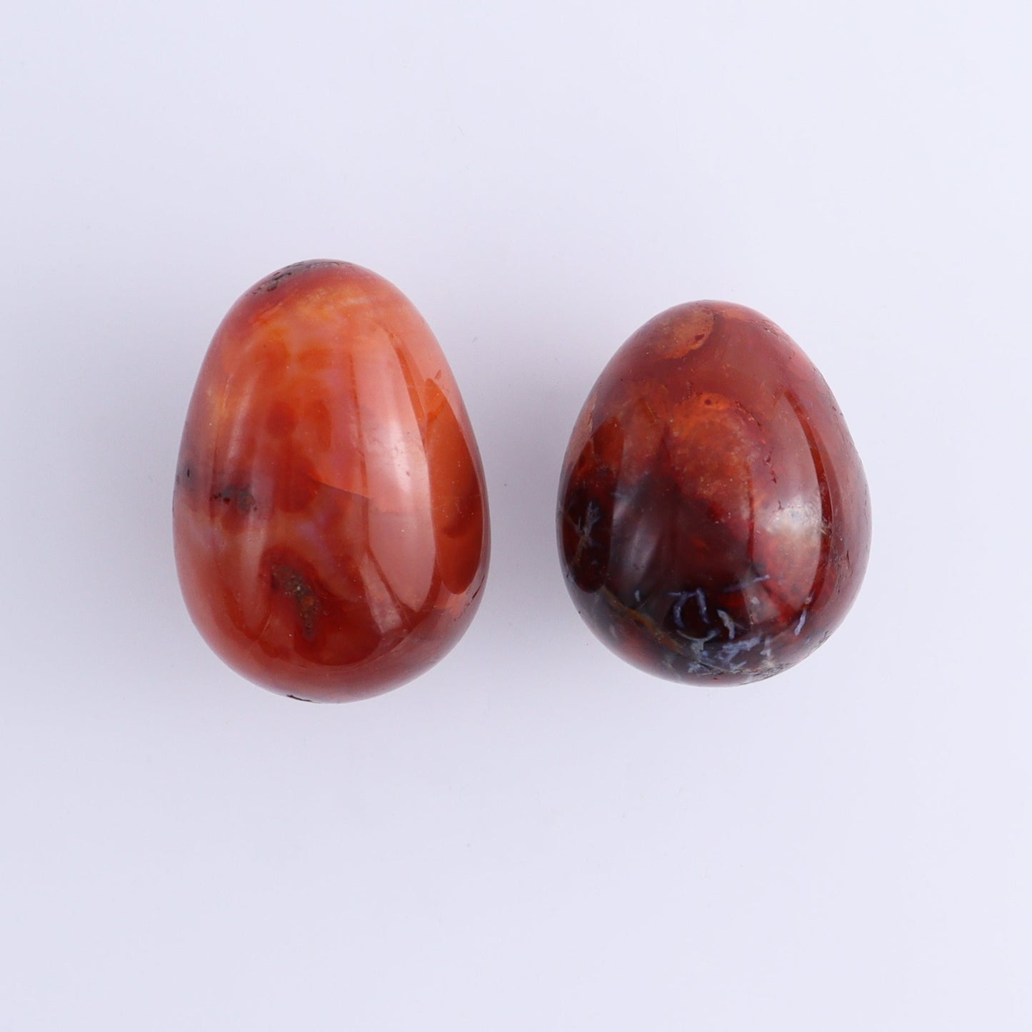 Carnelian Eggs Set of 11