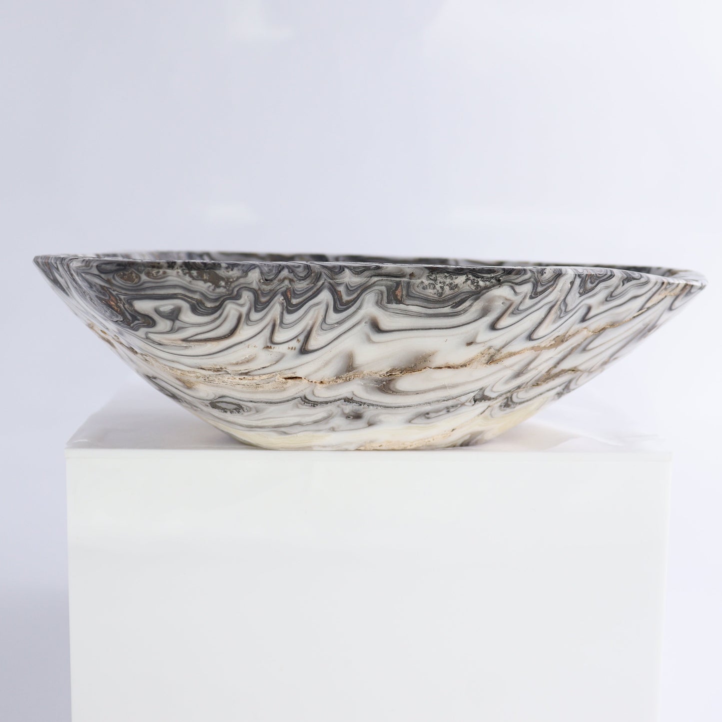 Zebra Onyx Bowl Set of 3 - Expert Wholesale and Supplier of Wholesale Crystals & Bulk Gemstones, ["Bowls","Mexico","onyx"]