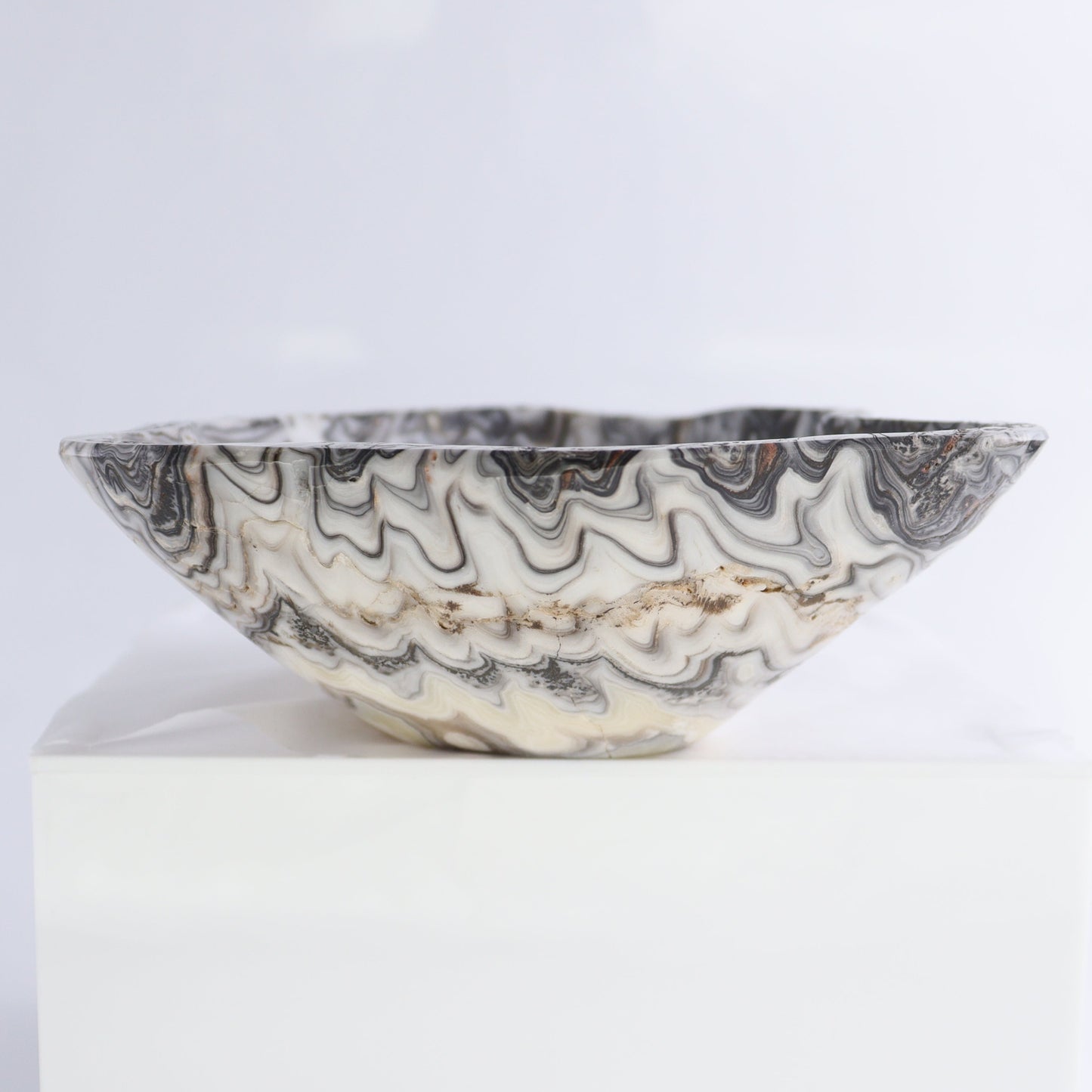 Zebra Onyx Bowl Set of 3 - Expert Wholesale and Supplier of Wholesale Crystals & Bulk Gemstones, ["Bowls","Mexico","onyx"]
