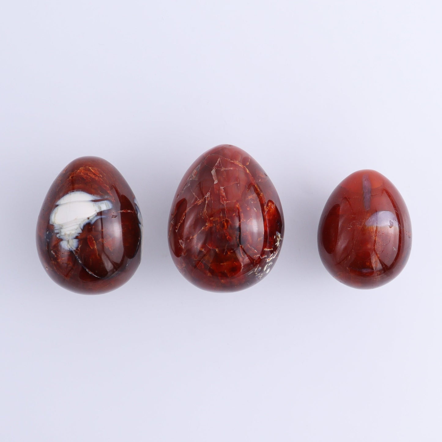 Carnelian Eggs Set of 11