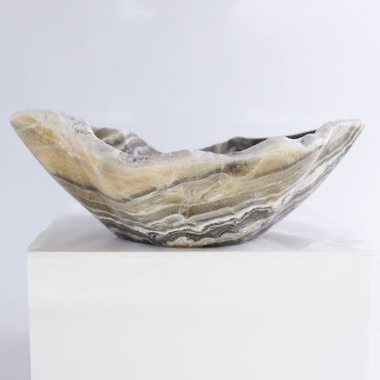Zebra Onyx Bowl Set of 3 - Expert Wholesale and Supplier of Wholesale Crystals & Bulk Gemstones, ["Bowls","Mexico","onyx"]