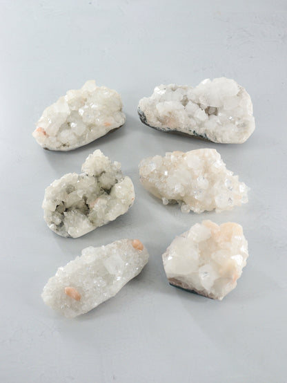 Apophyllite Clusters Set of 6 - Expert Vendor of Wholesale Crystals