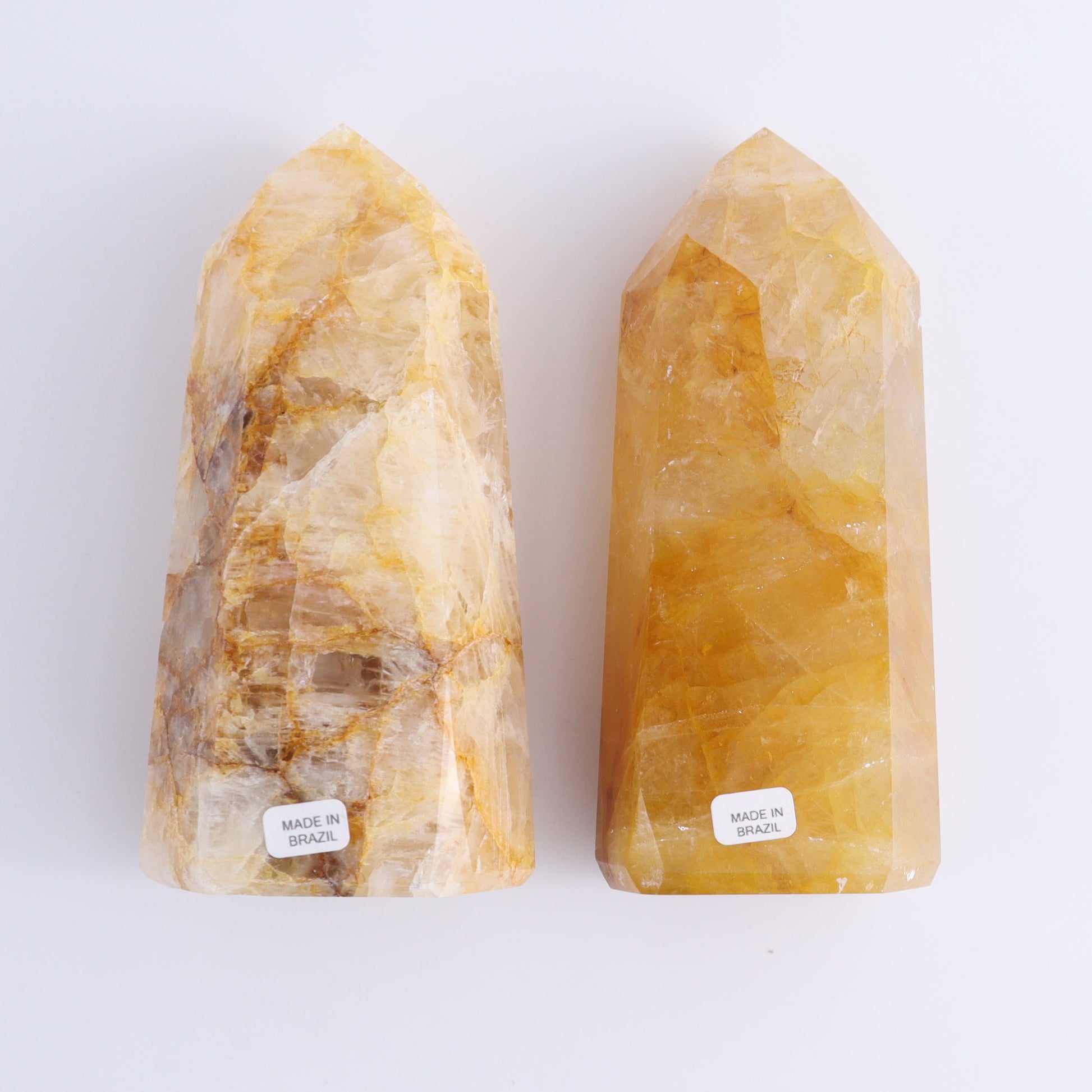 Golden Healer Towers Set of 3 - Expert Wholesale and Supplier of Wholesale Crystals & Bulk Gemstones, ["Brazil","Golden Healer","Towers"]