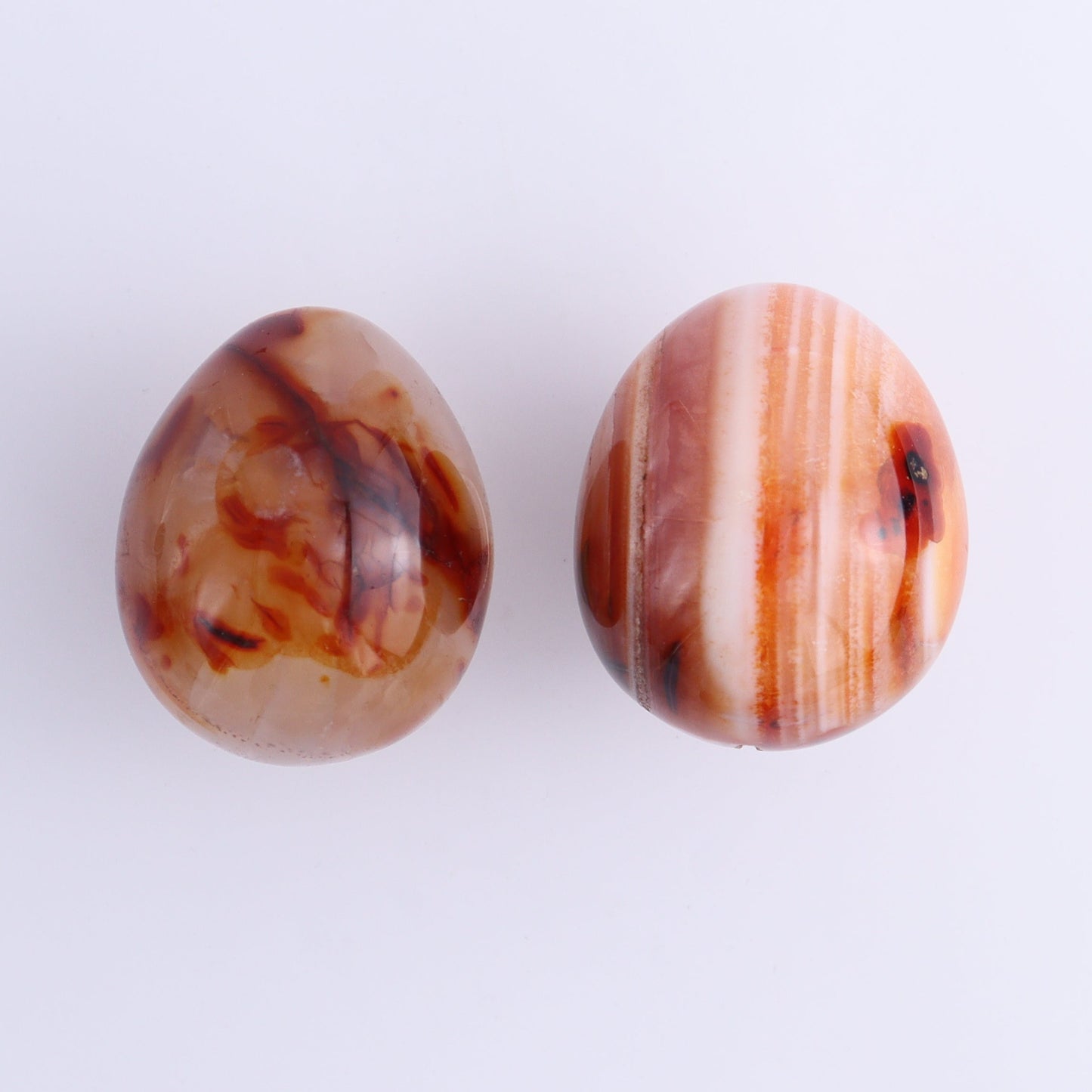 Carnelian Eggs Set of 12