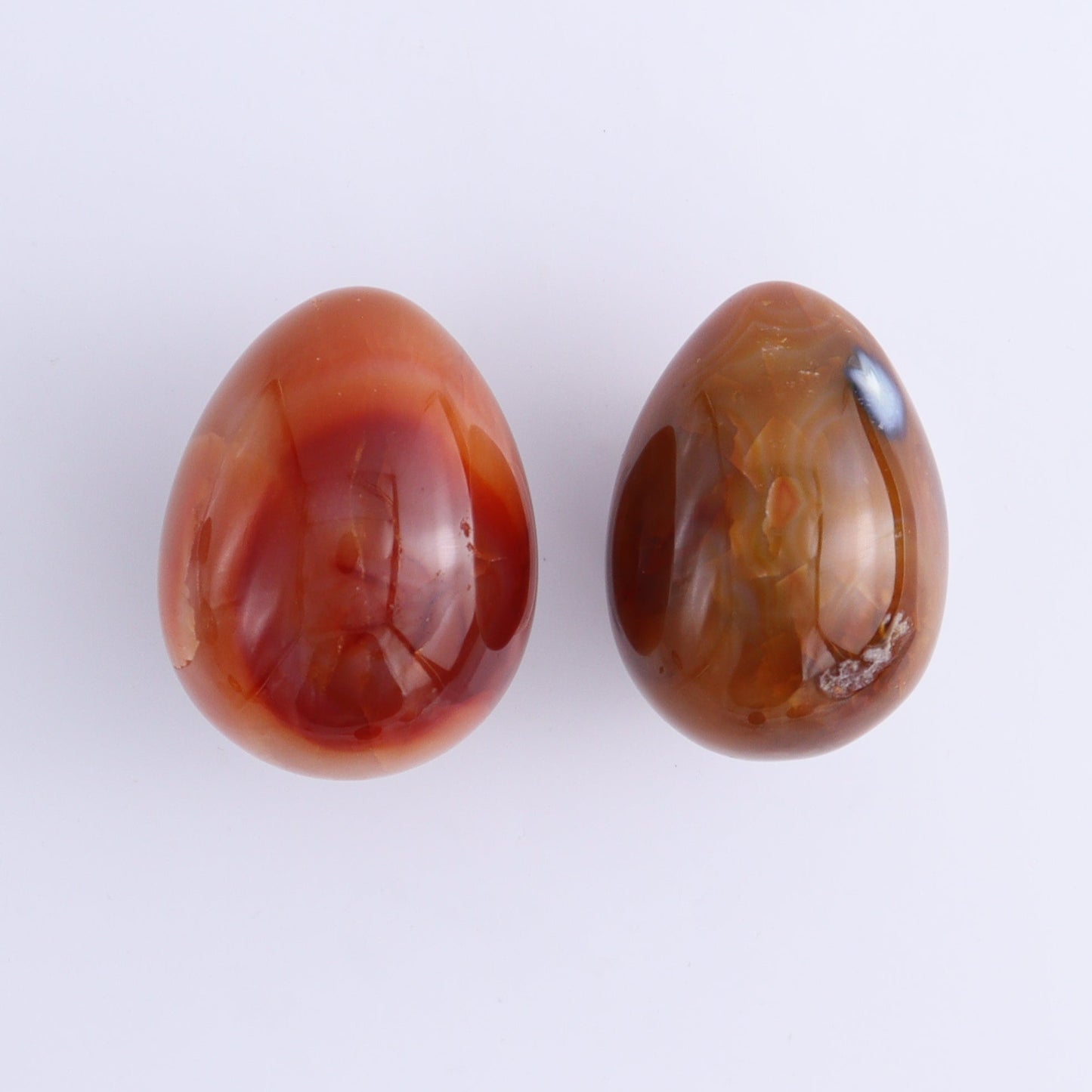 Carnelian Eggs Set of 12