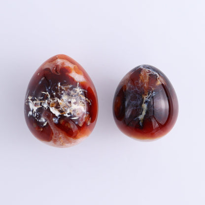 Carnelian Eggs Set of 12