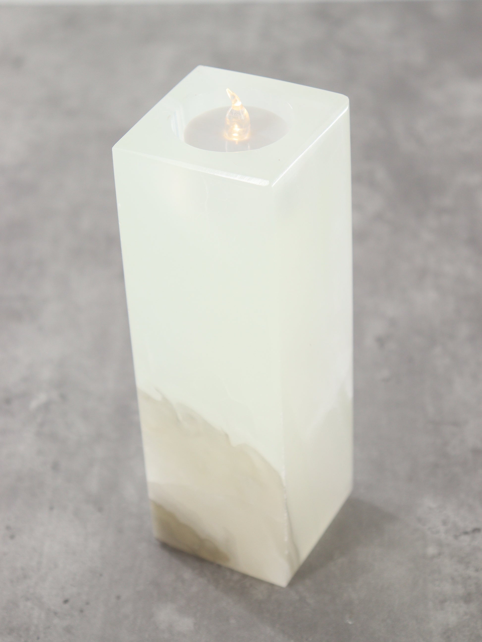 White Onyx Candle Holders Set of 3 - Expert Wholesale and Supplier of Wholesale Crystals & Bulk Gemstones, ["Accessories","Candle Holder","Catalog Onyx","Mexico","Onyx"]