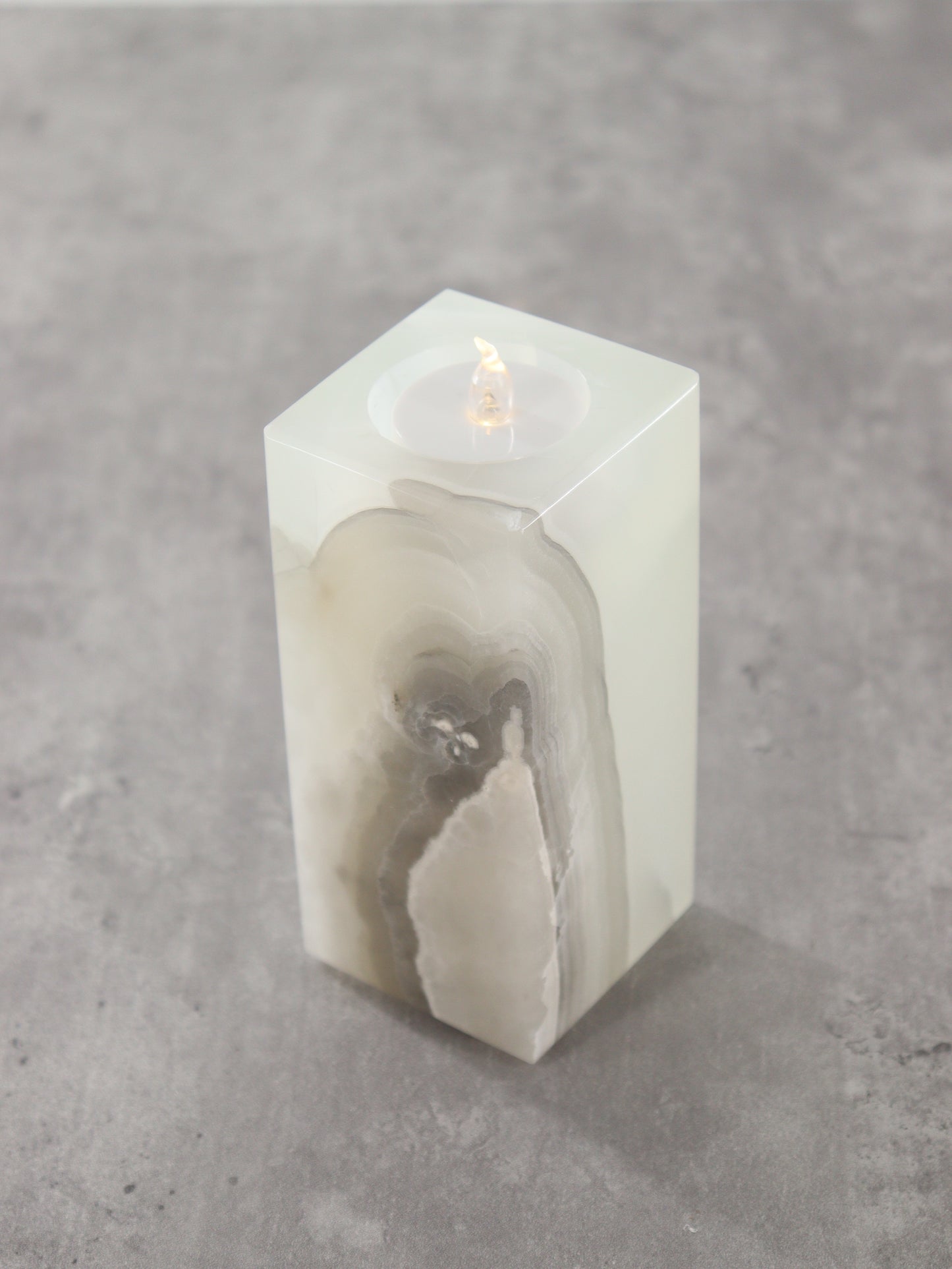 White Onyx Candle Holders Set of 3 - Expert Wholesale and Supplier of Wholesale Crystals & Bulk Gemstones, ["Accessories","Candle Holder","Catalog Onyx","Mexico","Onyx"]