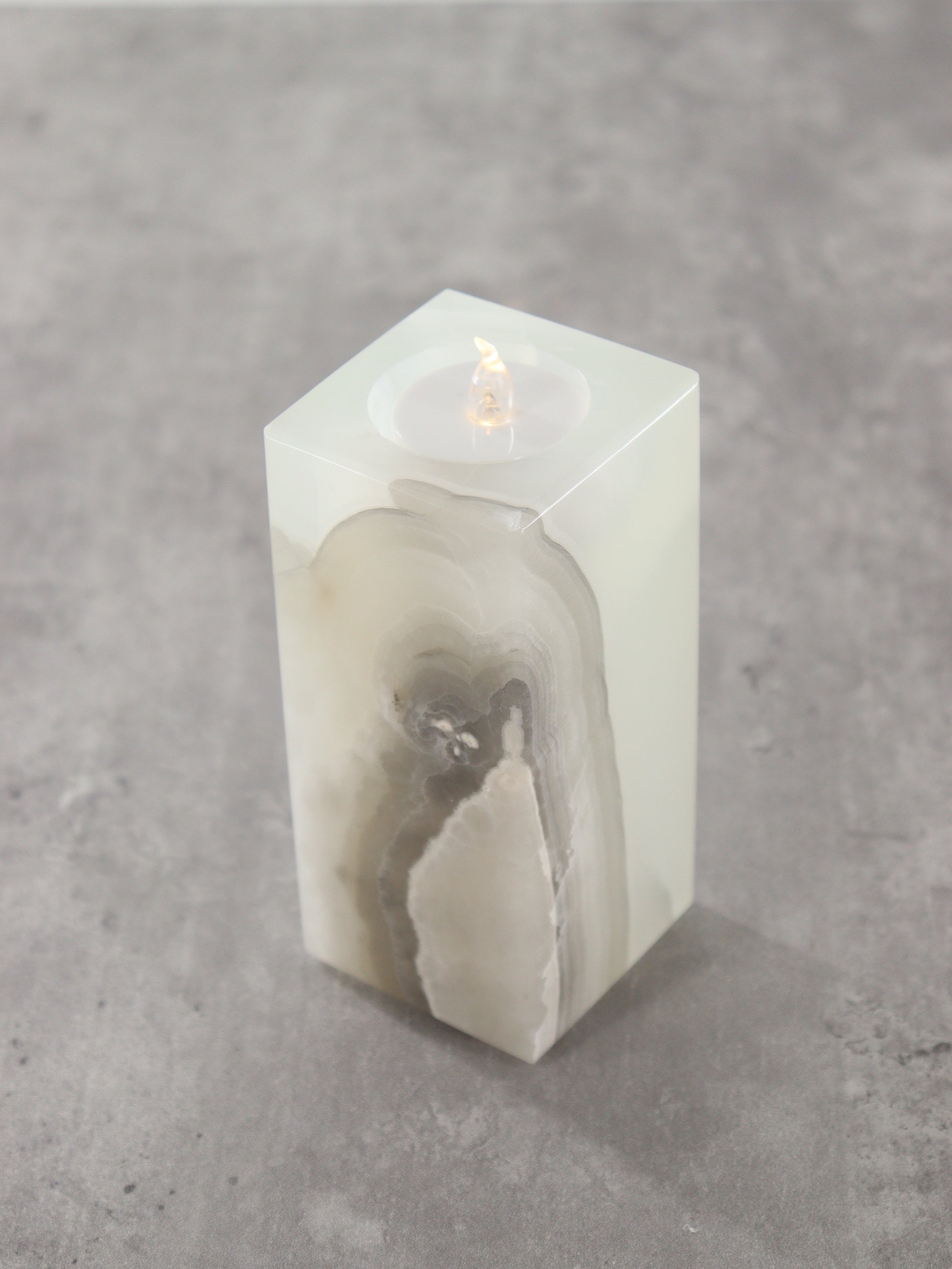 White Onyx Candle Holders Set of 3 - Expert Wholesale and Supplier of Wholesale Crystals & Bulk Gemstones, ["Accessories","Candle Holder","Catalog Onyx","Mexico","Onyx"]