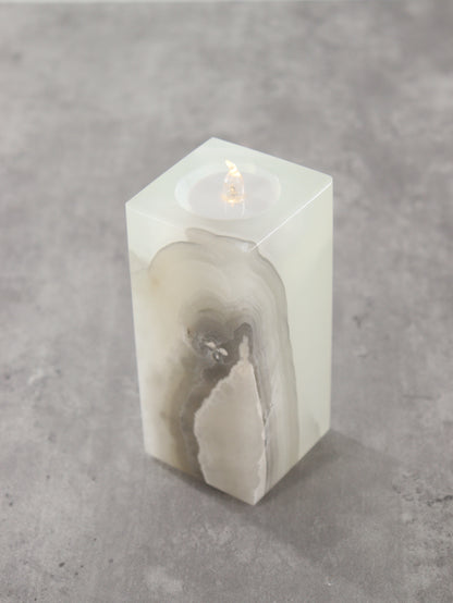 White Onyx Candle Holders Set of 3 - Expert Wholesale and Supplier of Wholesale Crystals & Bulk Gemstones, ["Accessories","Candle Holder","Catalog Onyx","Mexico","Onyx"]