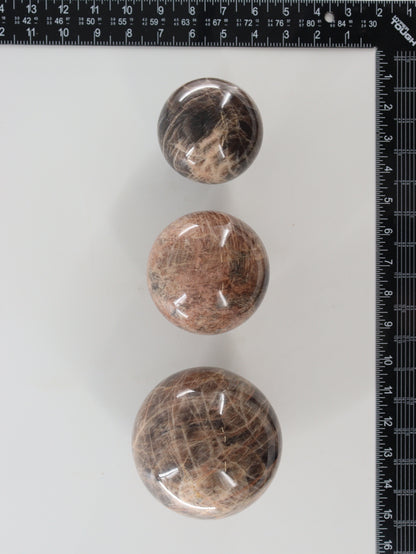 Black Moonstone Spheres Set of 3 - Expert Wholesale and Supplier of Wholesale Crystals & Bulk Gemstones, []