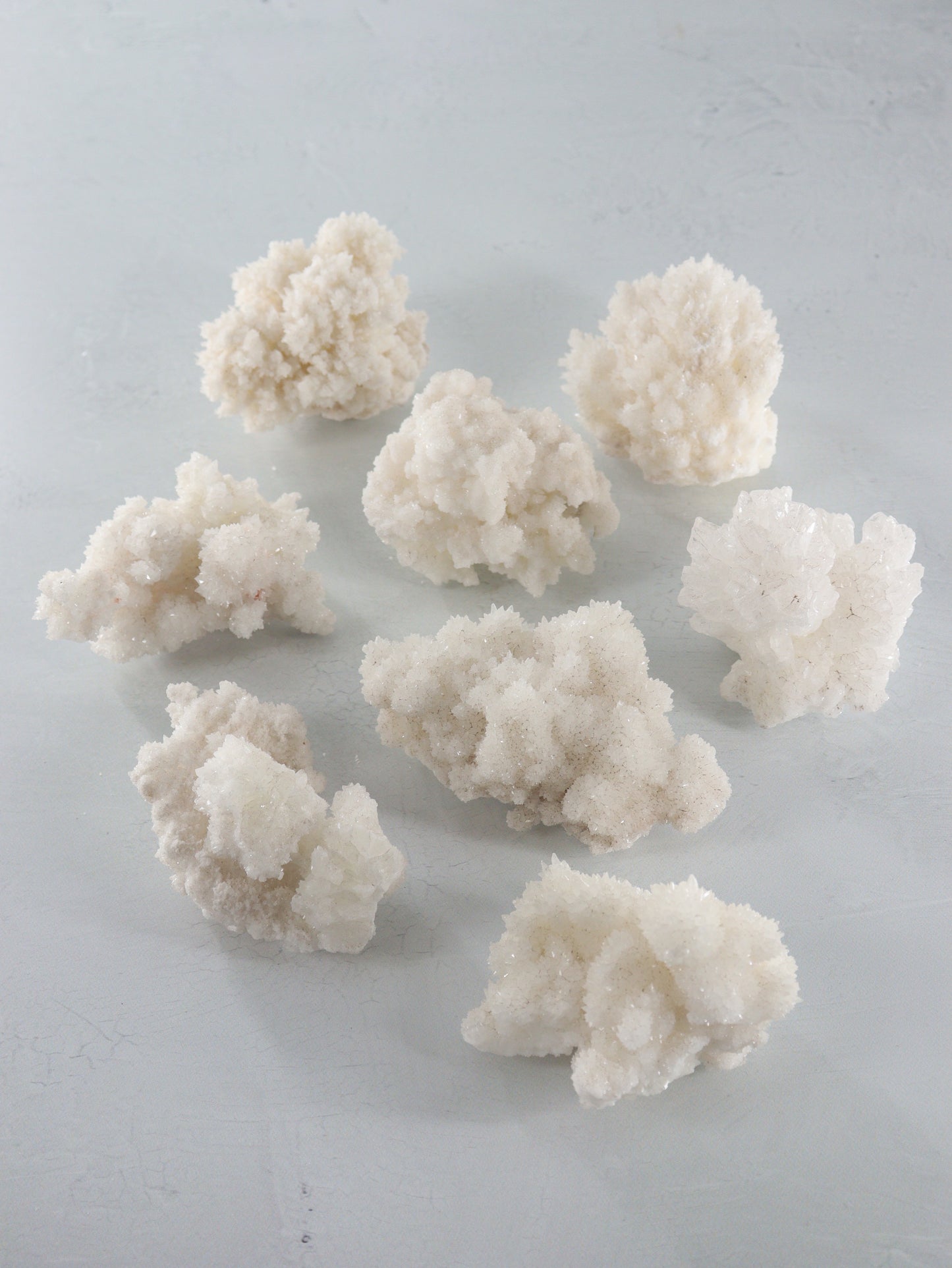 Aragonite Clusters Set of 8 - Expert Vendor of Wholesale Crystals