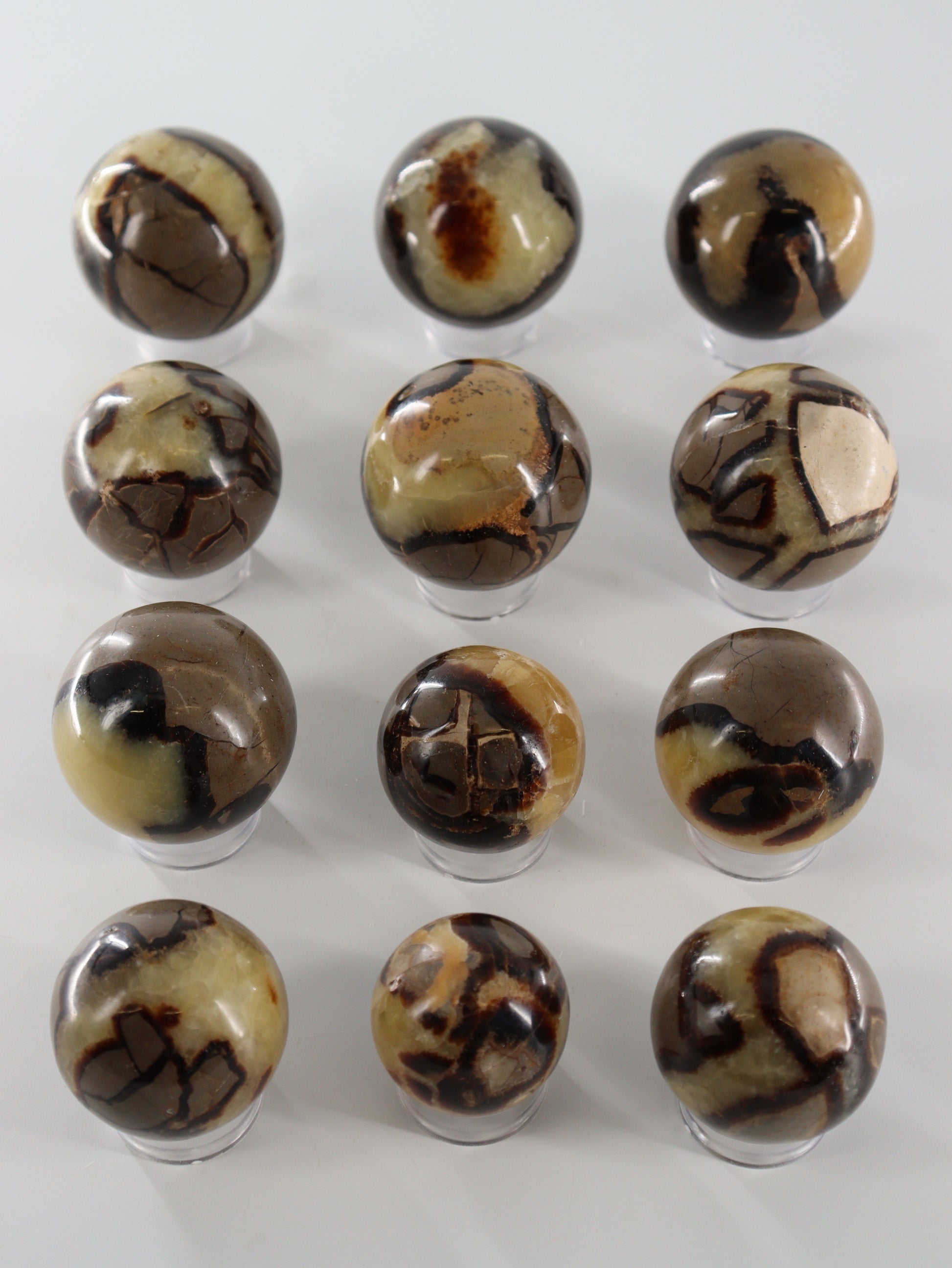 Septarian Spheres Set of 12 - Expert Wholesale and Supplier of Wholesale Crystals & Bulk Gemstones, []