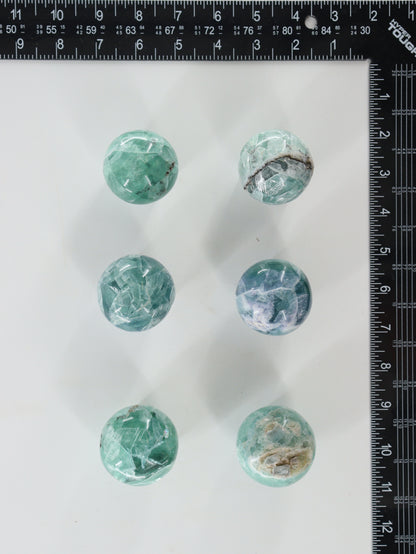 Fluorite Spheres Set of 6 - Expert Wholesale and Supplier of Wholesale Crystals & Bulk Gemstones, []