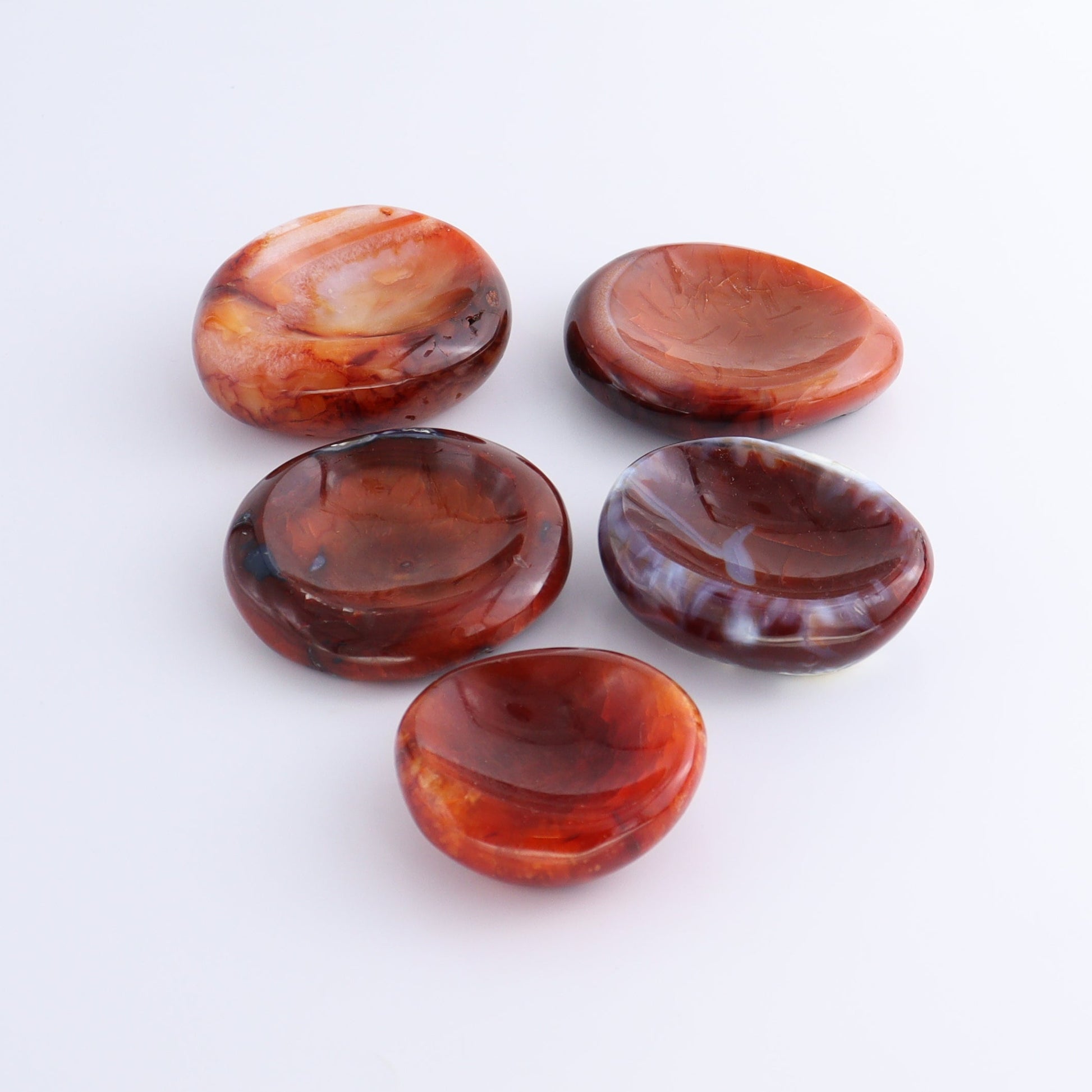 Carnelian Bowls Set of 5 - Expert Wholesale and Supplier of Wholesale Crystals & Bulk Gemstones, ["Bowls","carnelian","Madagascar"]