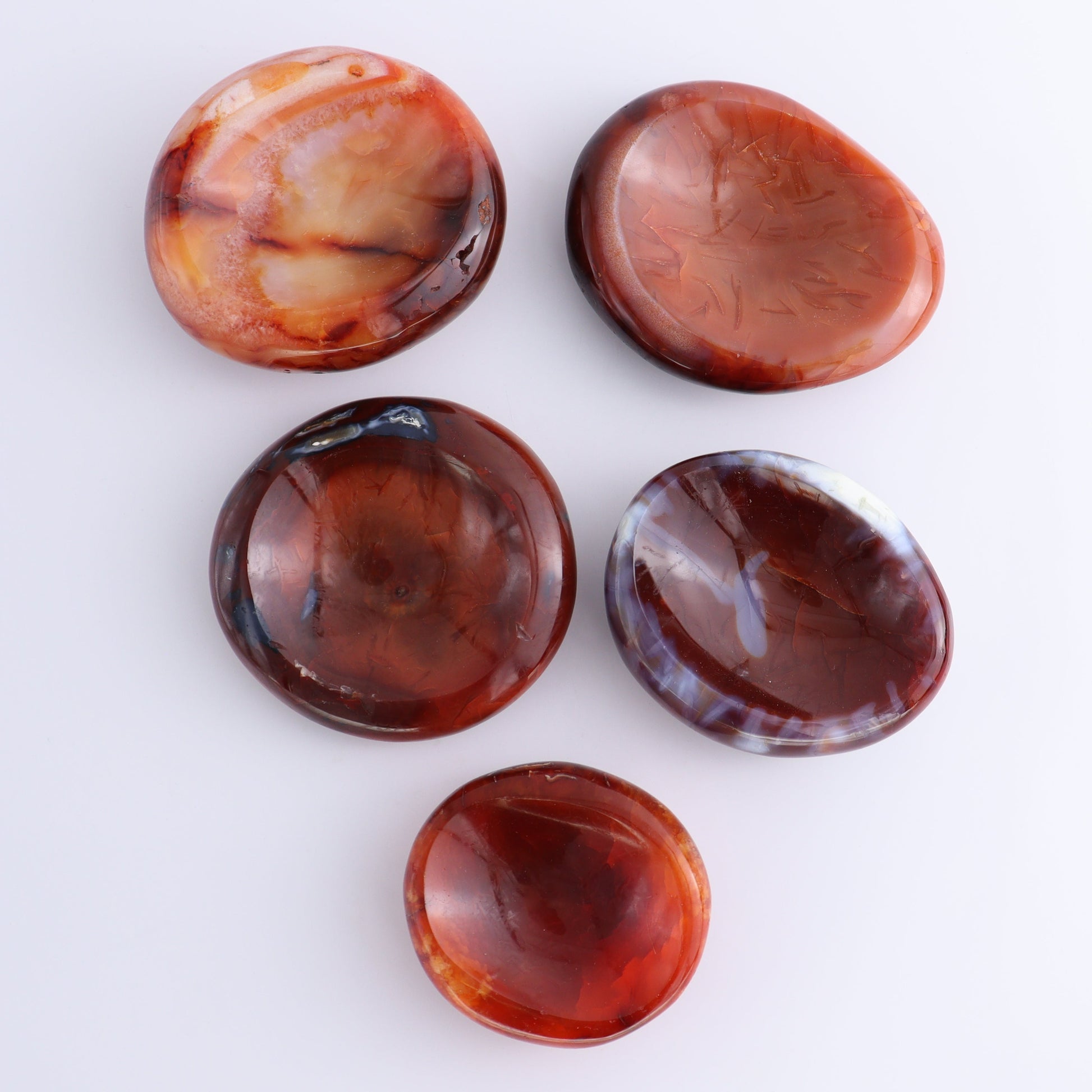 Carnelian Bowls Set of 5 - Expert Wholesale and Supplier of Wholesale Crystals & Bulk Gemstones, ["Bowls","carnelian","Madagascar"]
