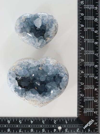 Celestite Hearts Set of 3 - Expert Wholesale and Supplier of Wholesale Crystals & Bulk Gemstones, []
