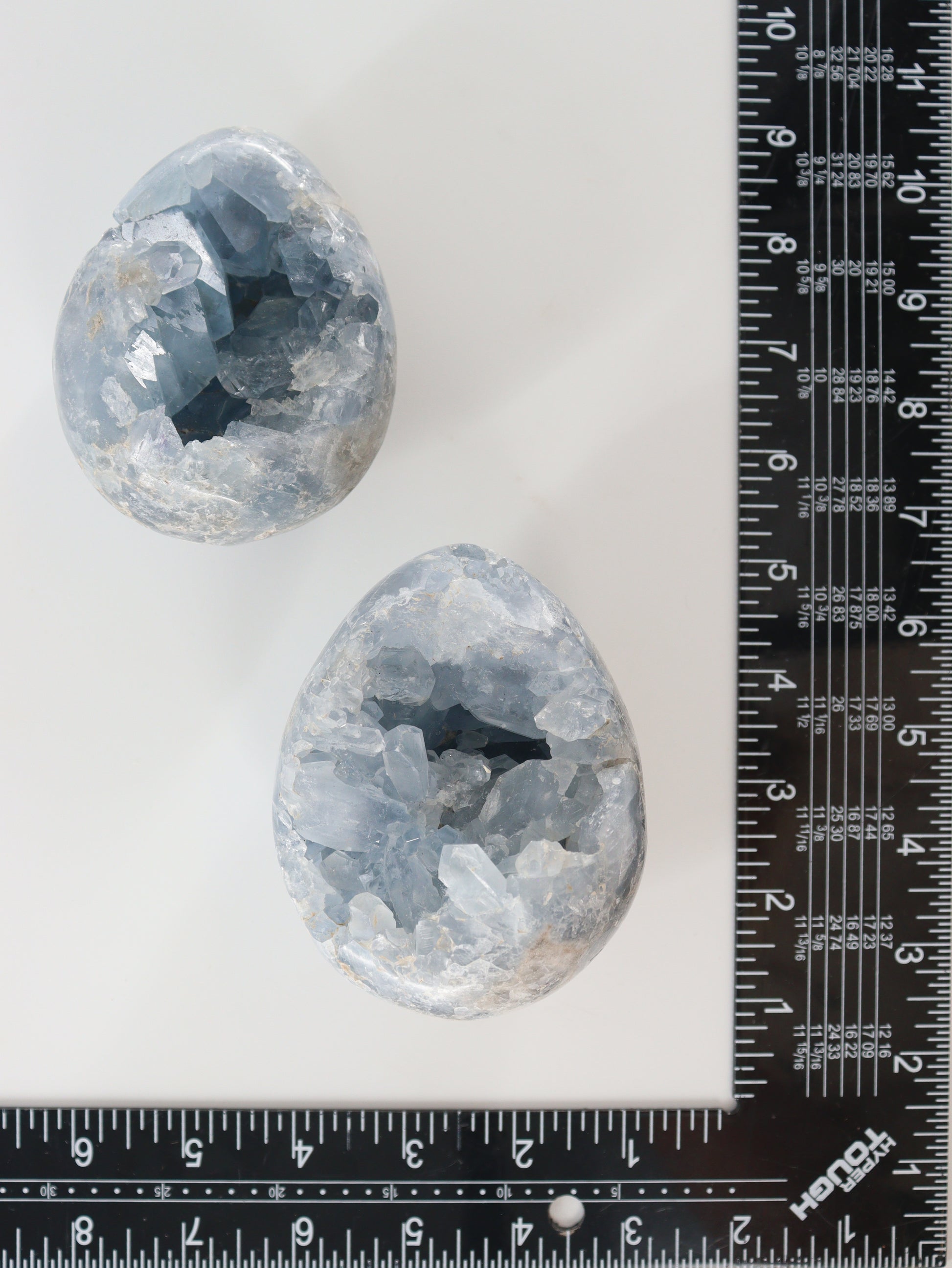 Celestite Eggs Set of 4 - Expert Supplier of Wholesale Crystals & Bulk Gemstones