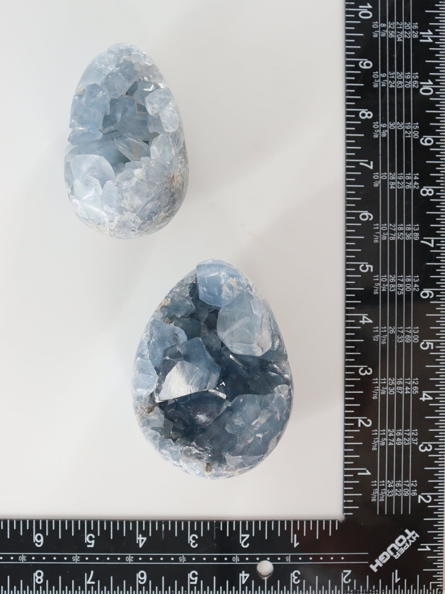 Celestite Eggs Set of 4 - Expert Supplier of Wholesale Crystals & Bulk Gemstones