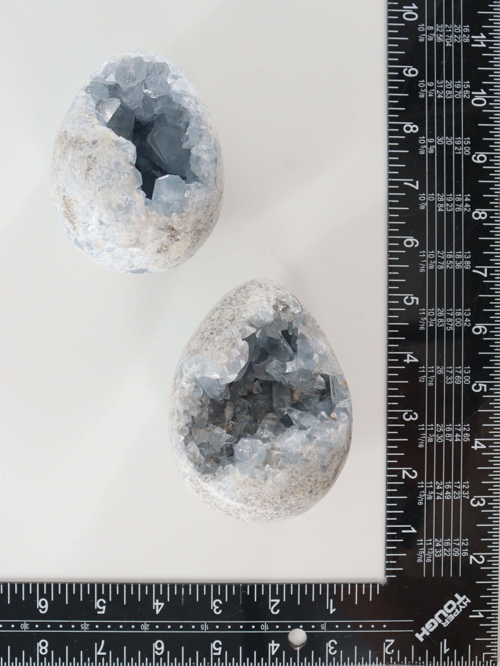 Celestite Eggs Set of 4 - Expert Supplier of Wholesale Crystals & Bulk Gemstones