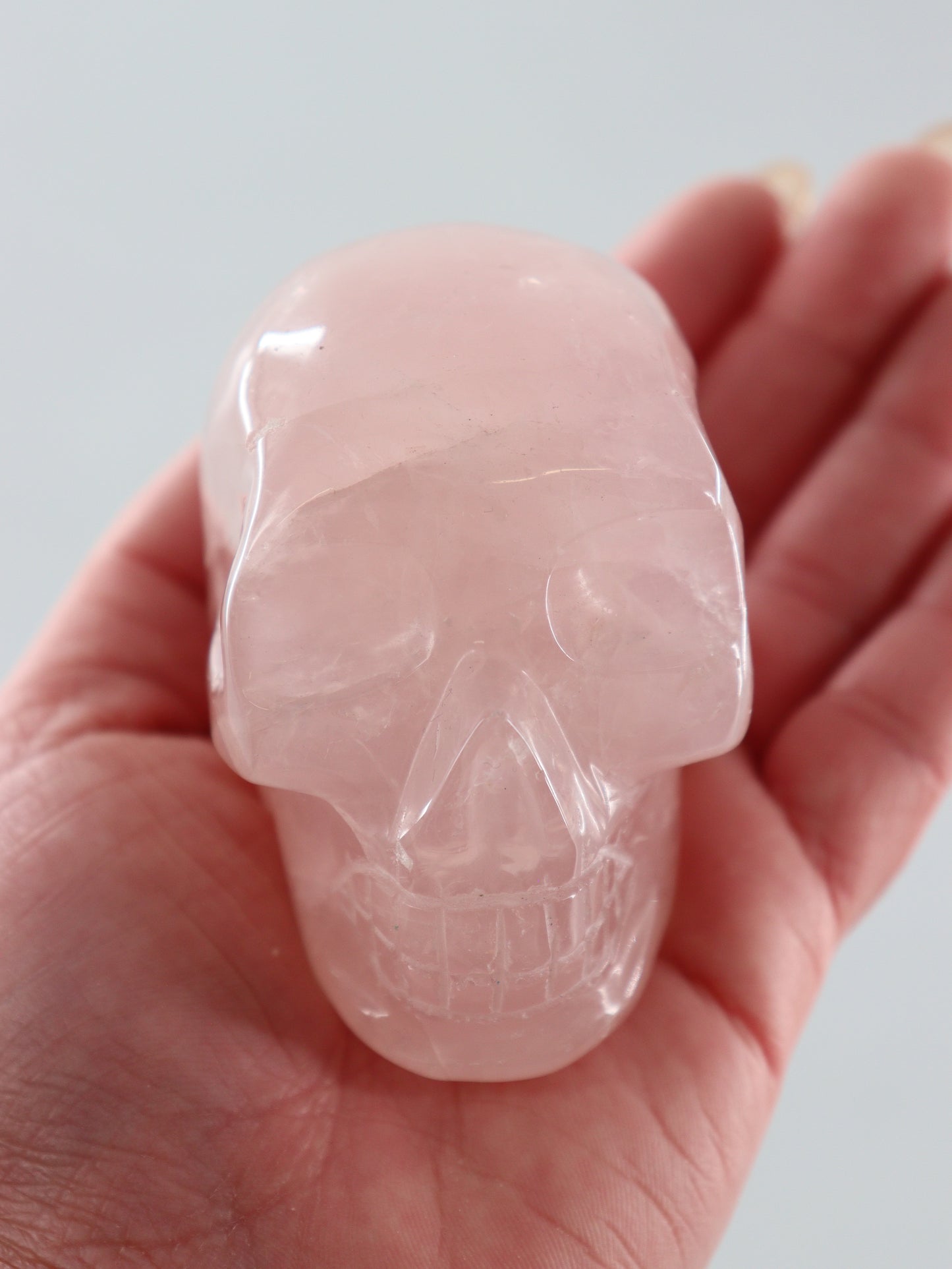 Rose Quartz Skulls Set of 3 - Expert Wholesale and Supplier of Wholesale Crystals & Bulk Gemstones, []