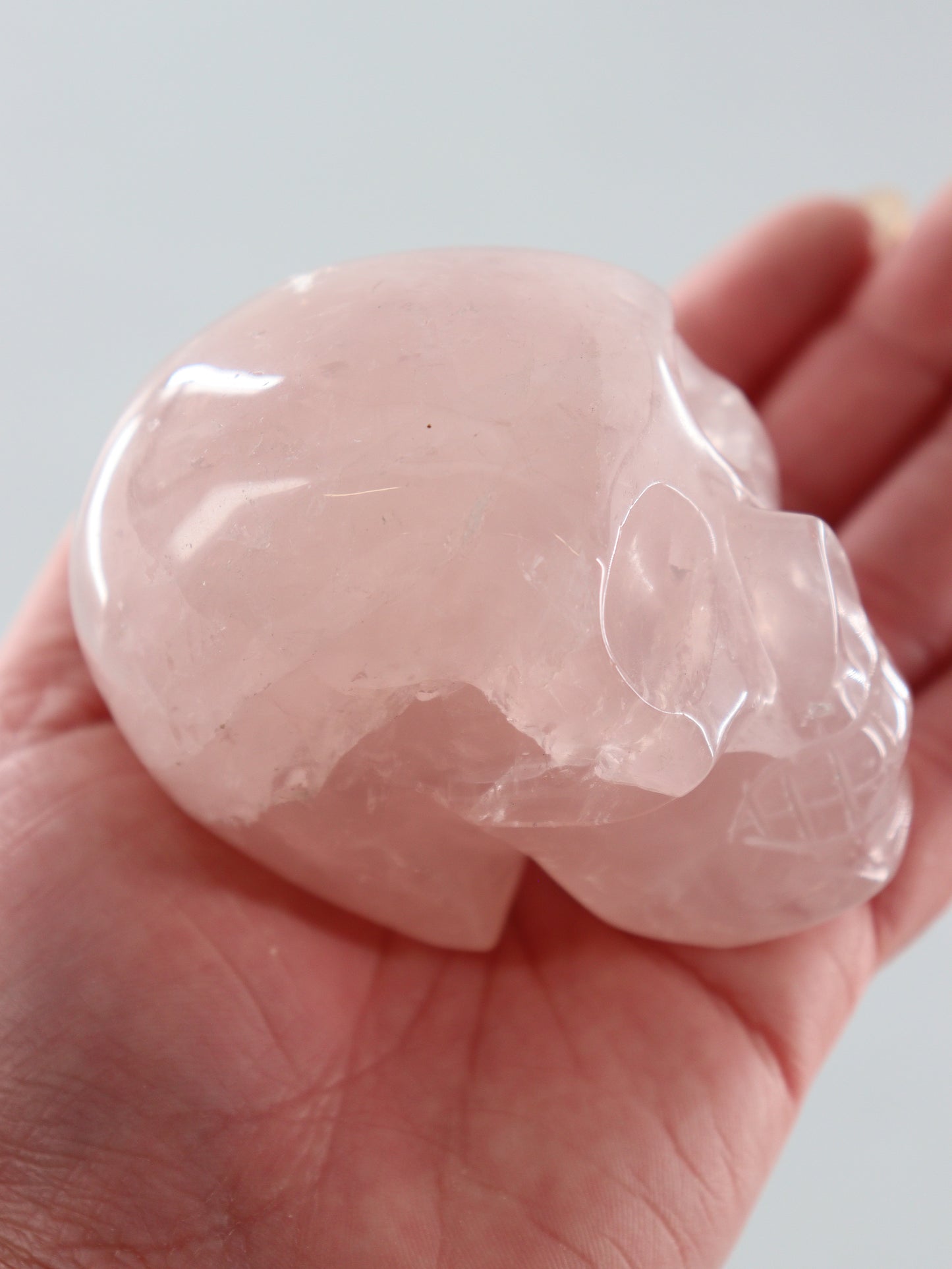 Rose Quartz Skulls Set of 3 - Expert Wholesale and Supplier of Wholesale Crystals & Bulk Gemstones, []