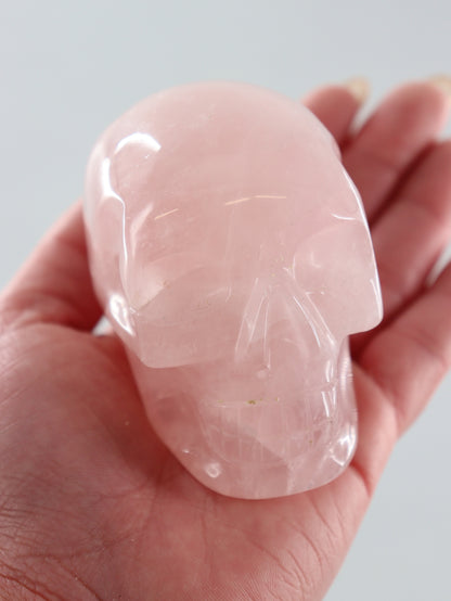 Rose Quartz Skulls Set of 3 - Expert Vendor of Wholesale Crystals