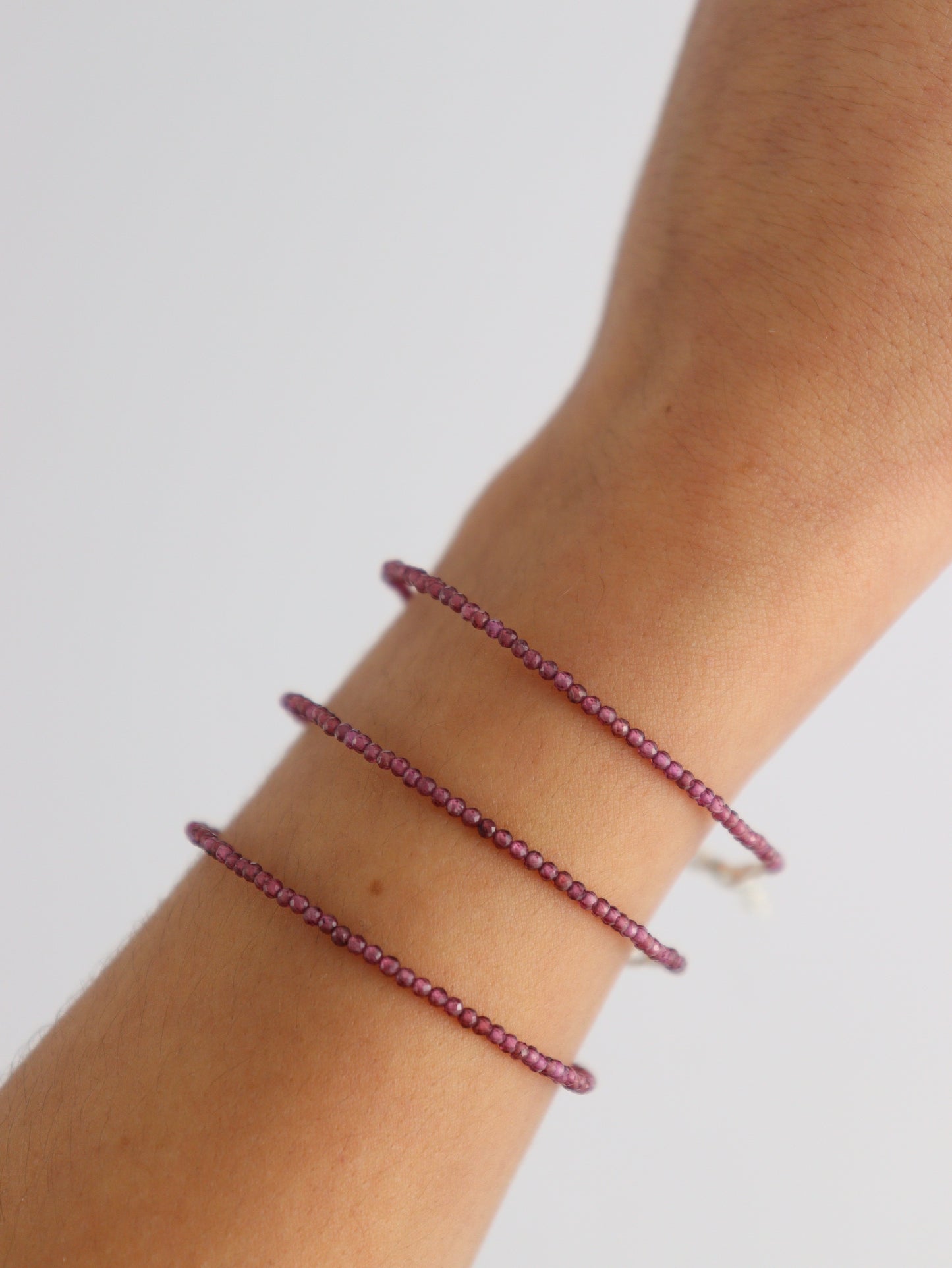 Sterling Silver Garnet Adjustable Bracelets - Expert Supplier of Wholesale Crystals & Bulk Gemstones