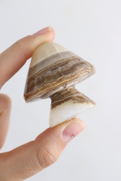 Imperfect Onyx Mushroom Flat - Expert Supplier of Wholesale Crystals & Bulk Gemstones