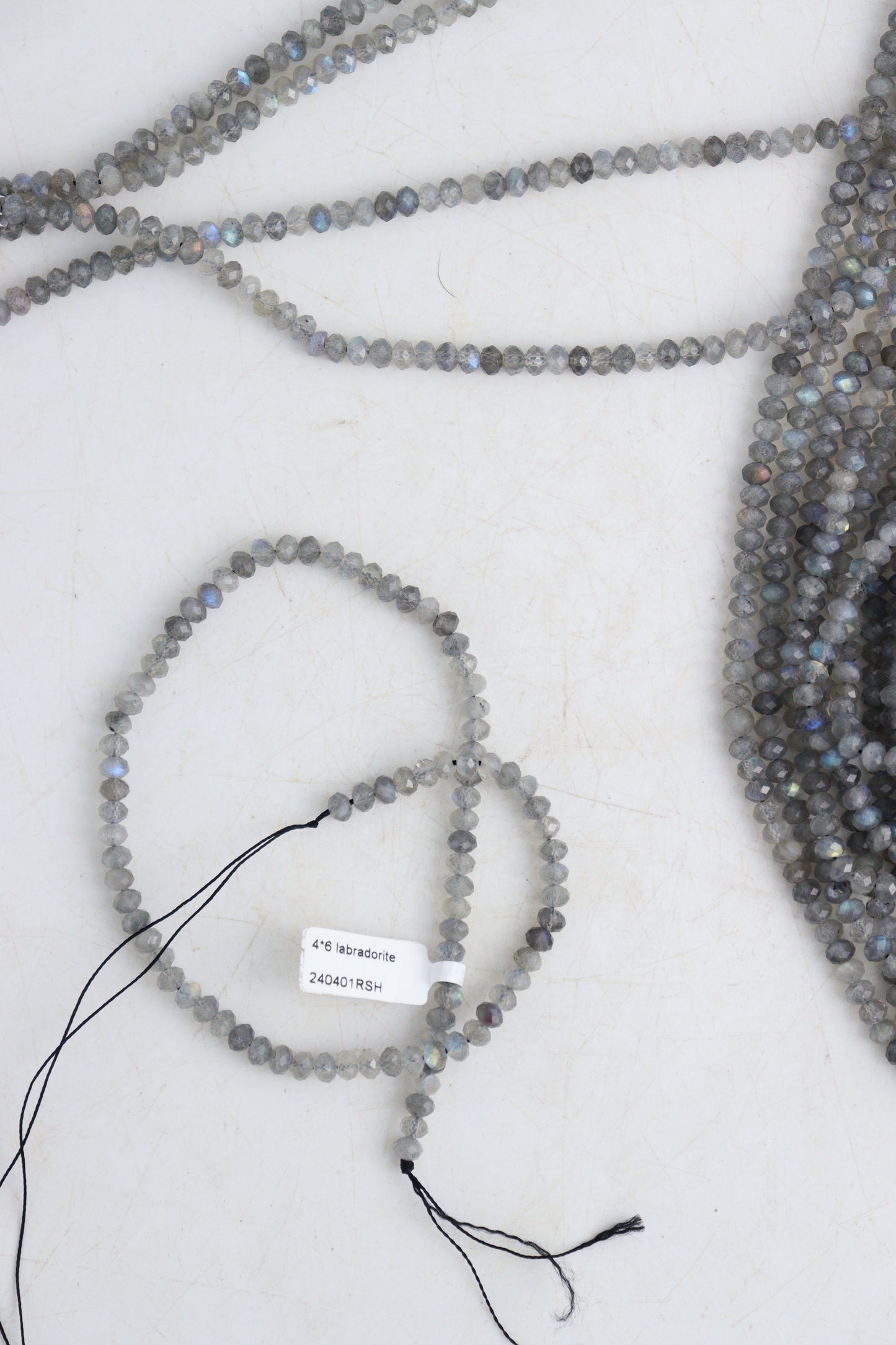 Labradorite 4x6 mm Faceted Beads