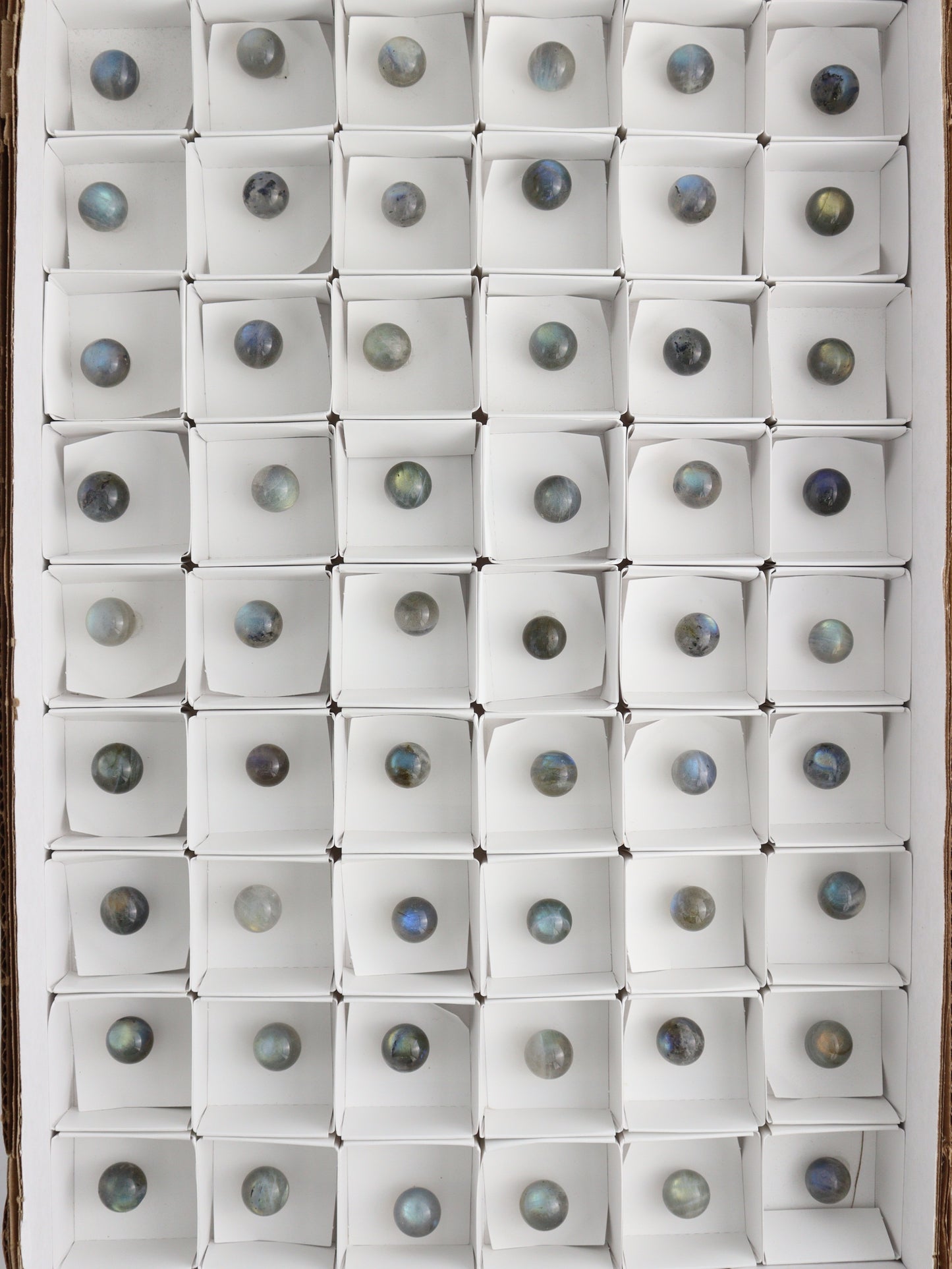 Labradorite Spheres Flat - Expert Wholesale and Supplier of Wholesale Crystals & Bulk Gemstones, ["Flats","Labradorite","Spheres"]