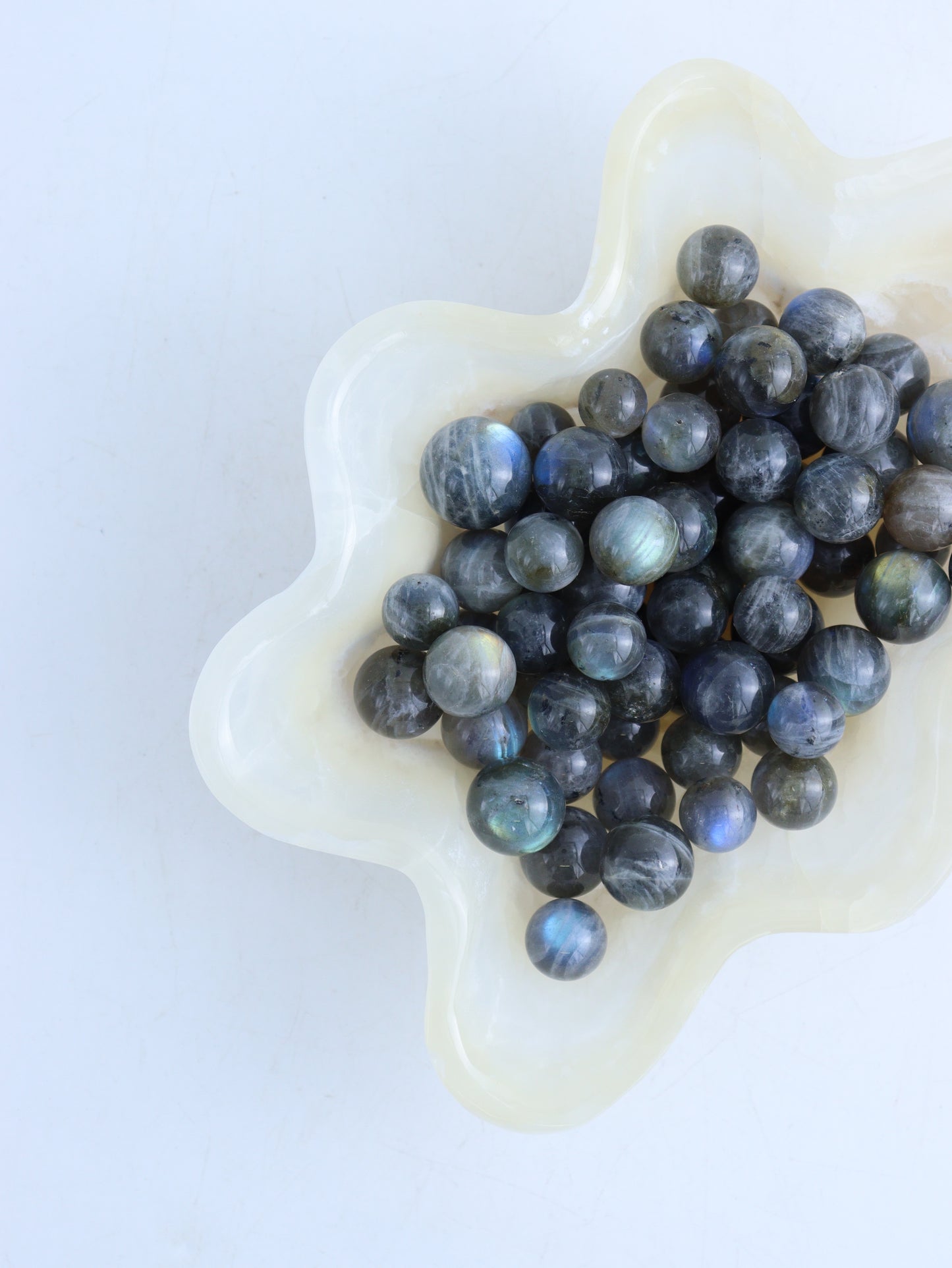 Labradorite Small Spheres - Expert Supplier of Wholesale Crystals & Bulk Gemstones