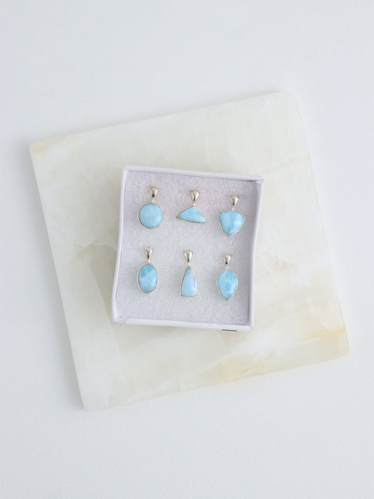 Larimar Pendants