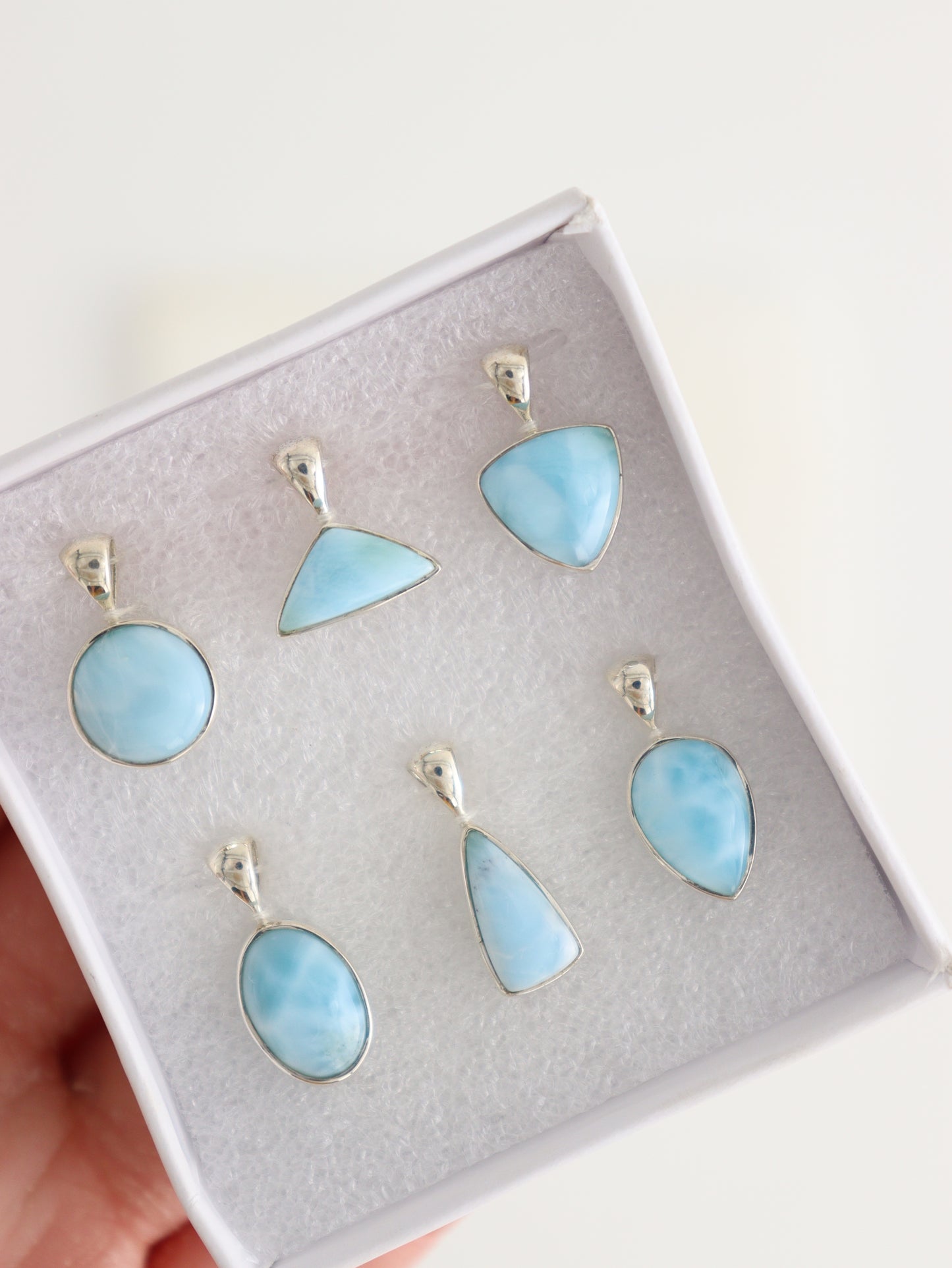 Sterling Silver Larimar Pendants - Expert Wholesale and Supplier of Wholesale Crystals & Bulk Gemstones, []