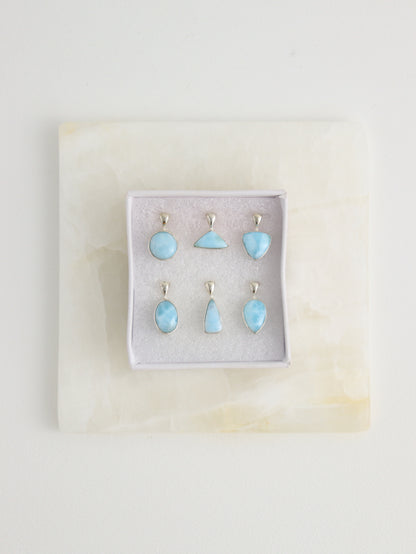 Sterling Silver Larimar Pendants - Expert Wholesale and Supplier of Wholesale Crystals & Bulk Gemstones, []